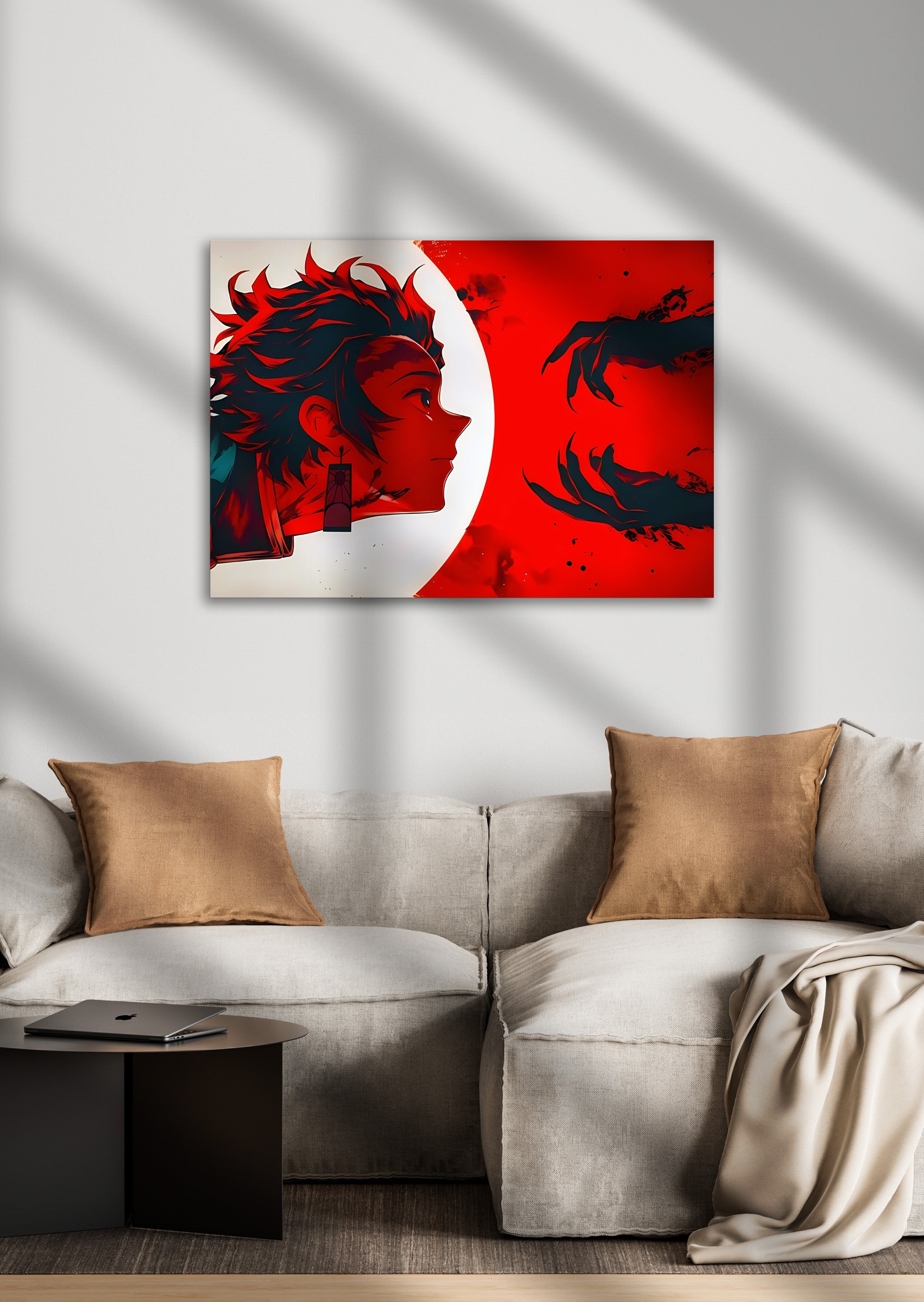 Tanjiro Kamado Metal Poster Demon Slayer Anime