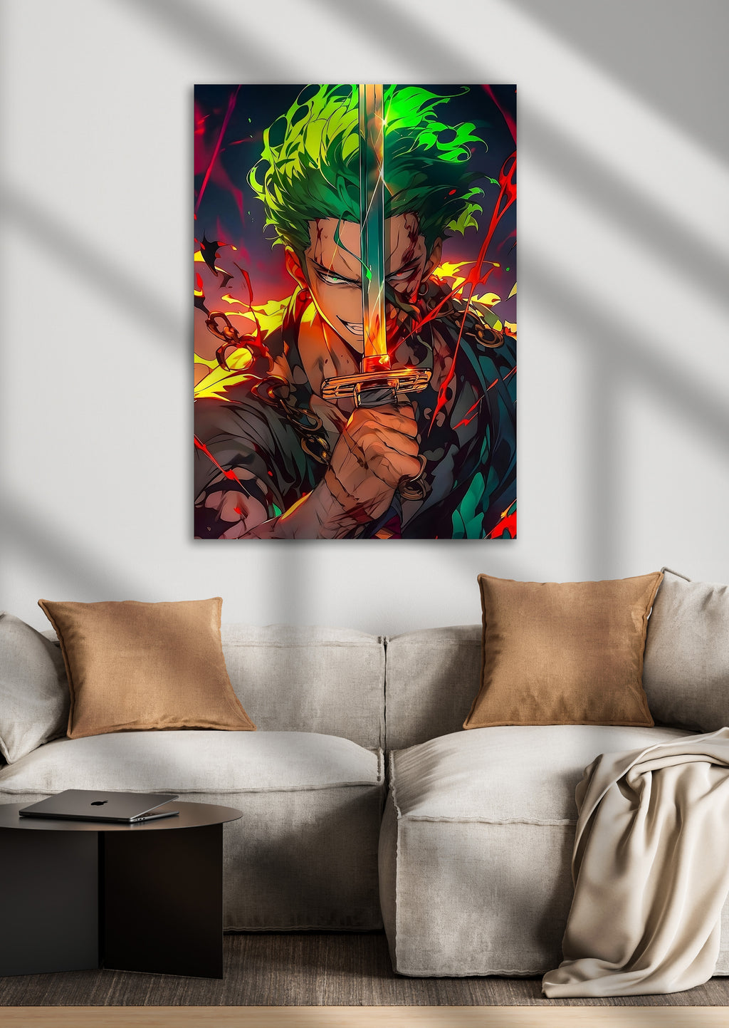 Roronoa Zoro One Piece Anime Metal Poster