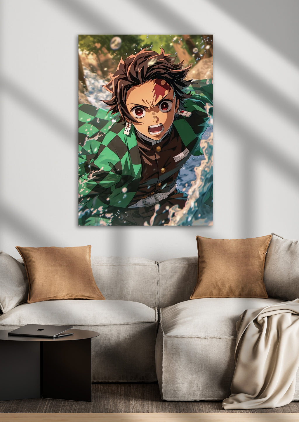 Tanjiro Kamado Kimetsu No Yaiba Anime Metal Poster