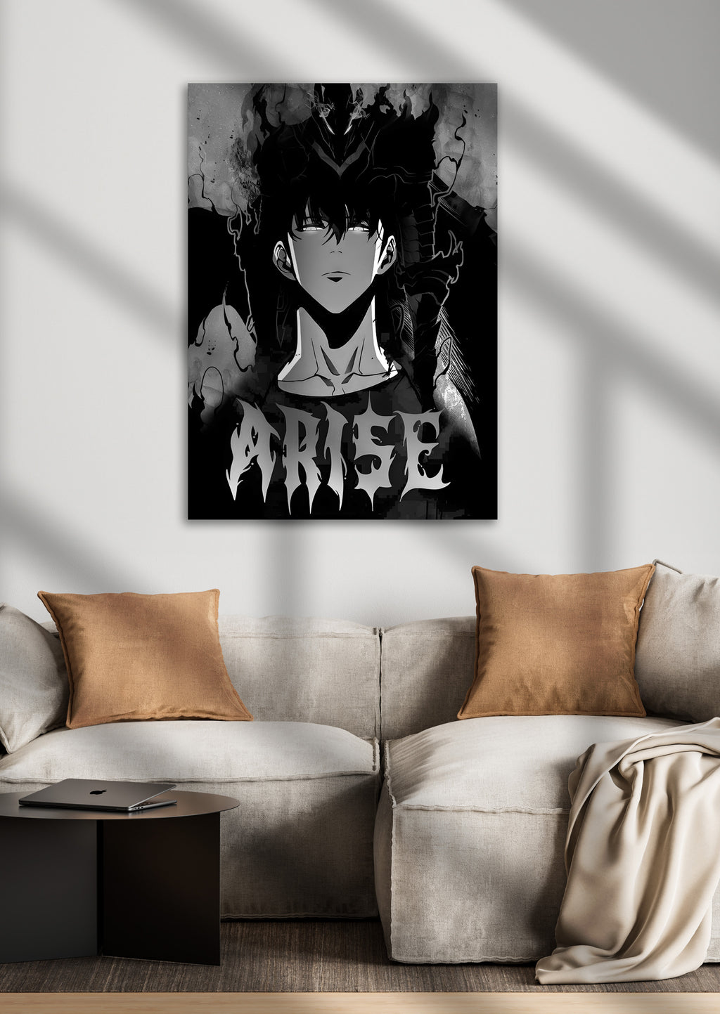 Solo Leveling Arise Sung Jin Woo Anime Metal Poster