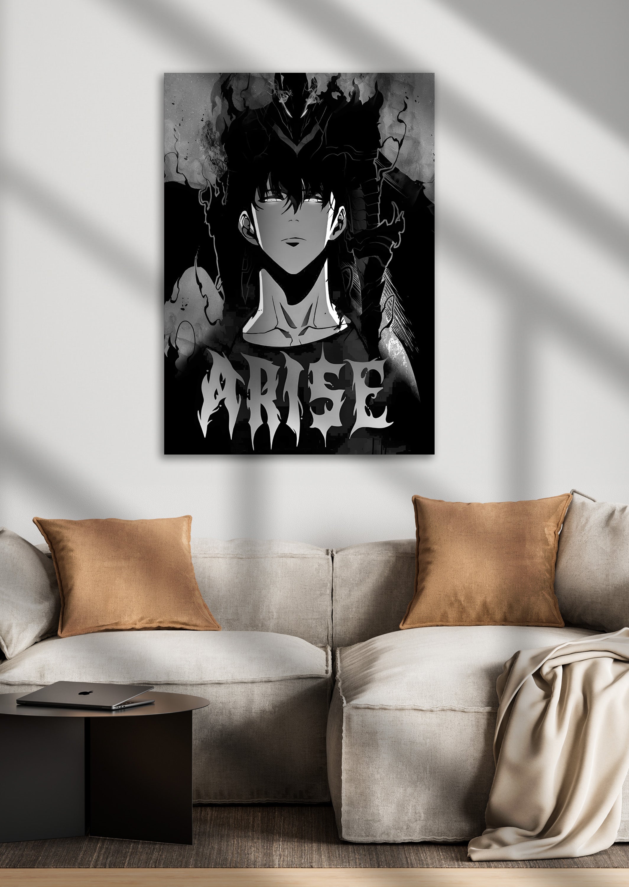 Solo Leveling Arise Sung Jin Woo Anime Metal Poster