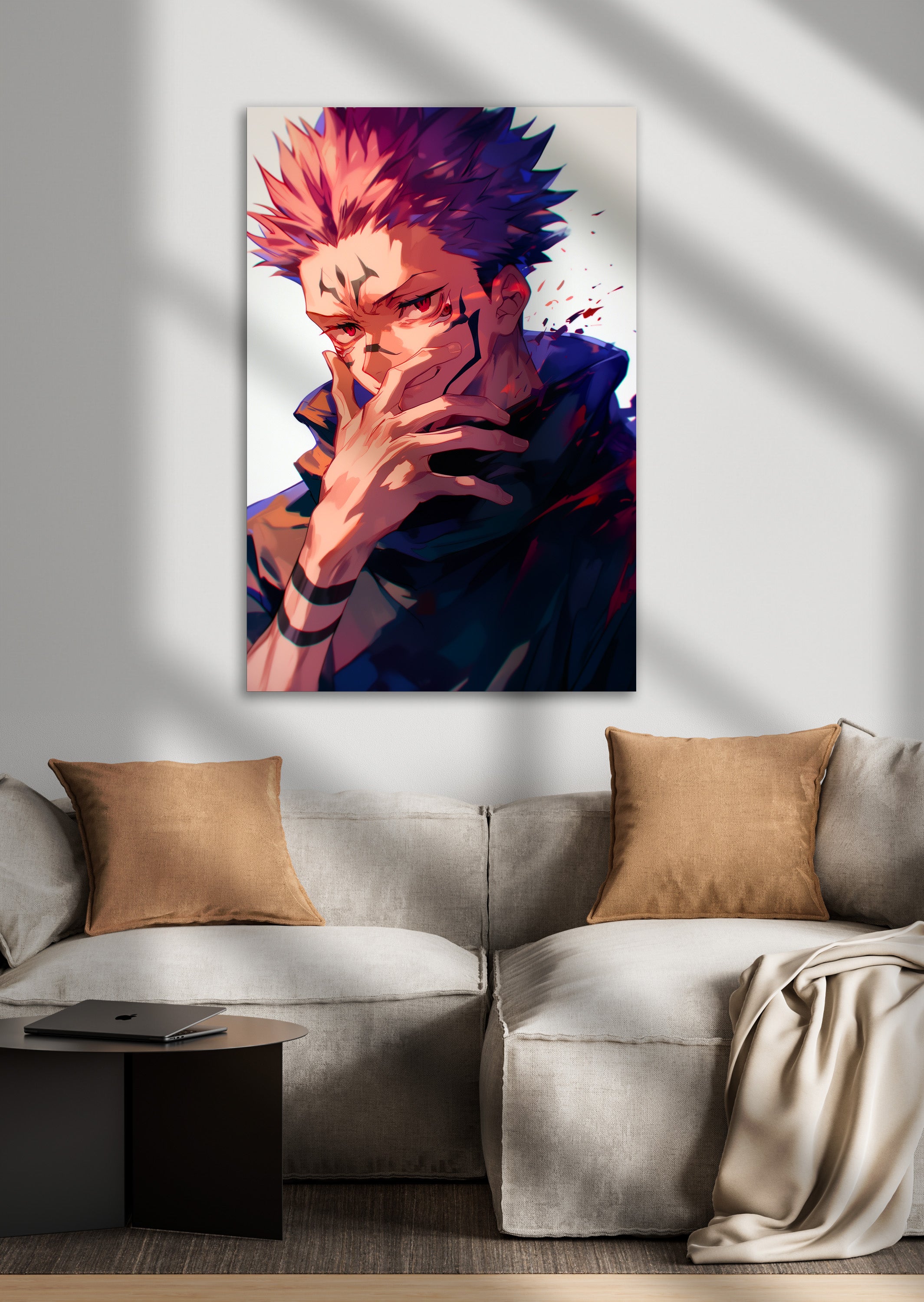 Sukuna Ryomen Jujutsu Kaisen Anime Metal Poster