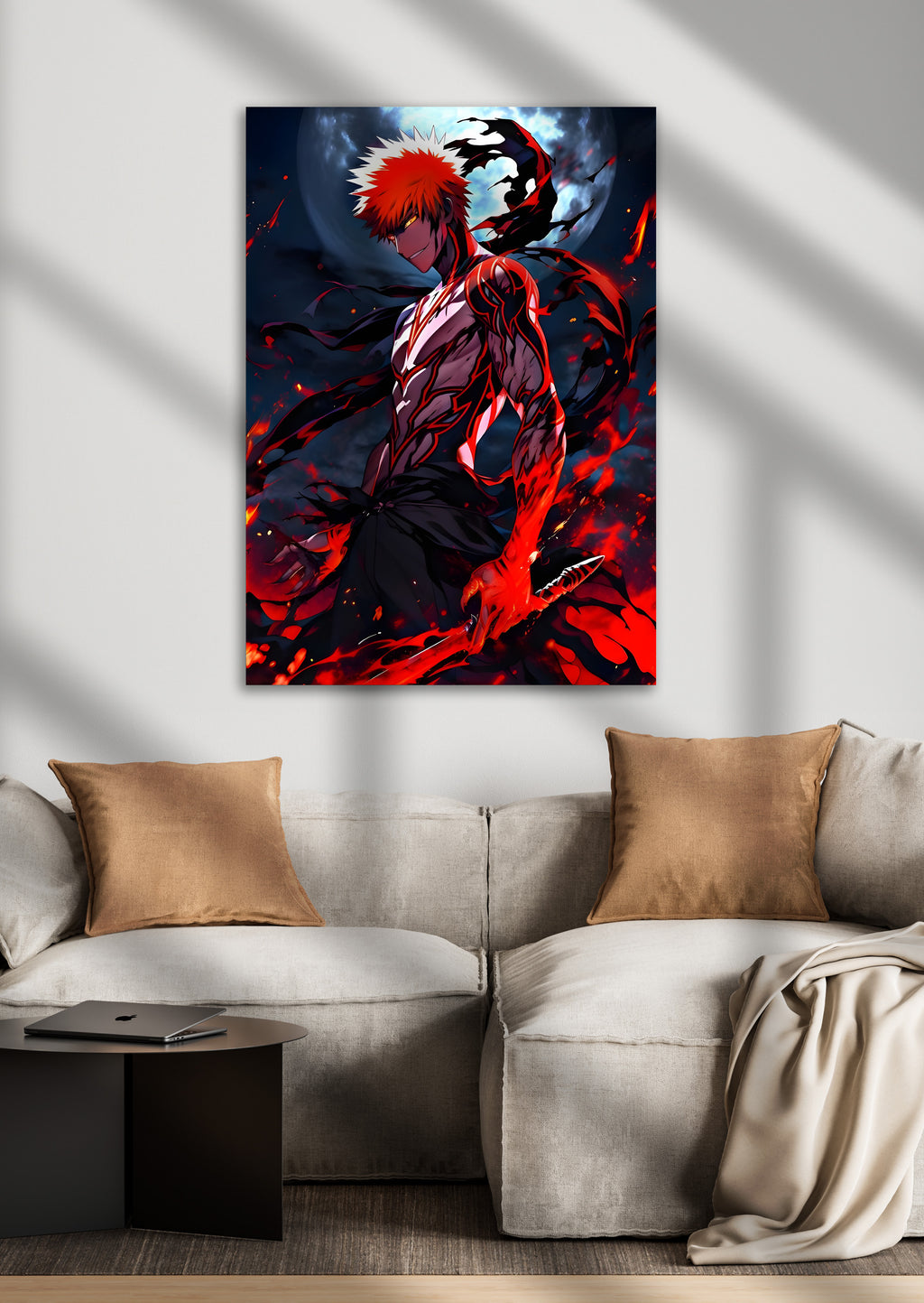 Ichigo Kurosaki Bleach Anime Metal Poster