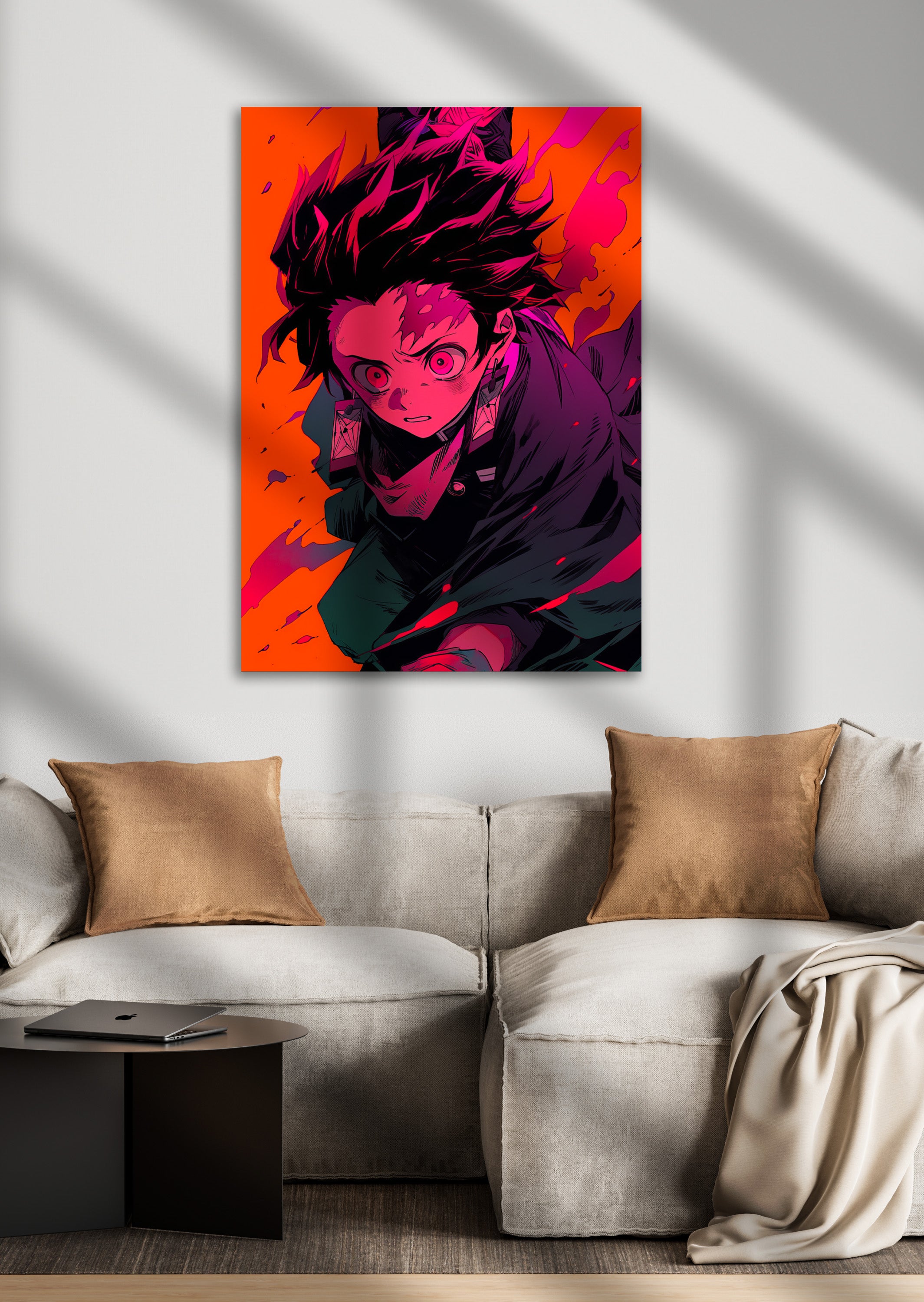 Demon Slayer Tanjiro Anime Metal Poster