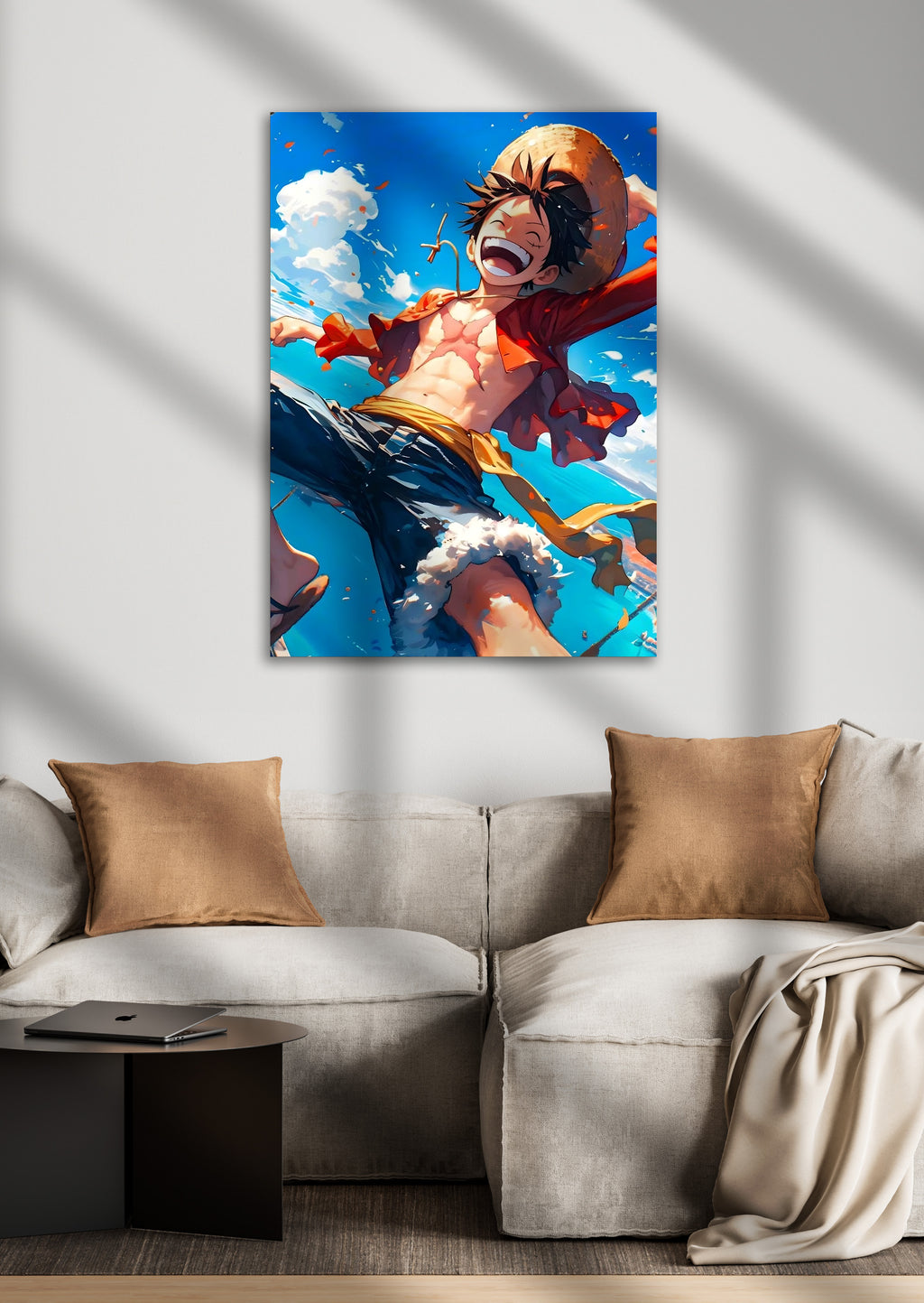 Monkey D Luffy One Piece Anime Metal Poster