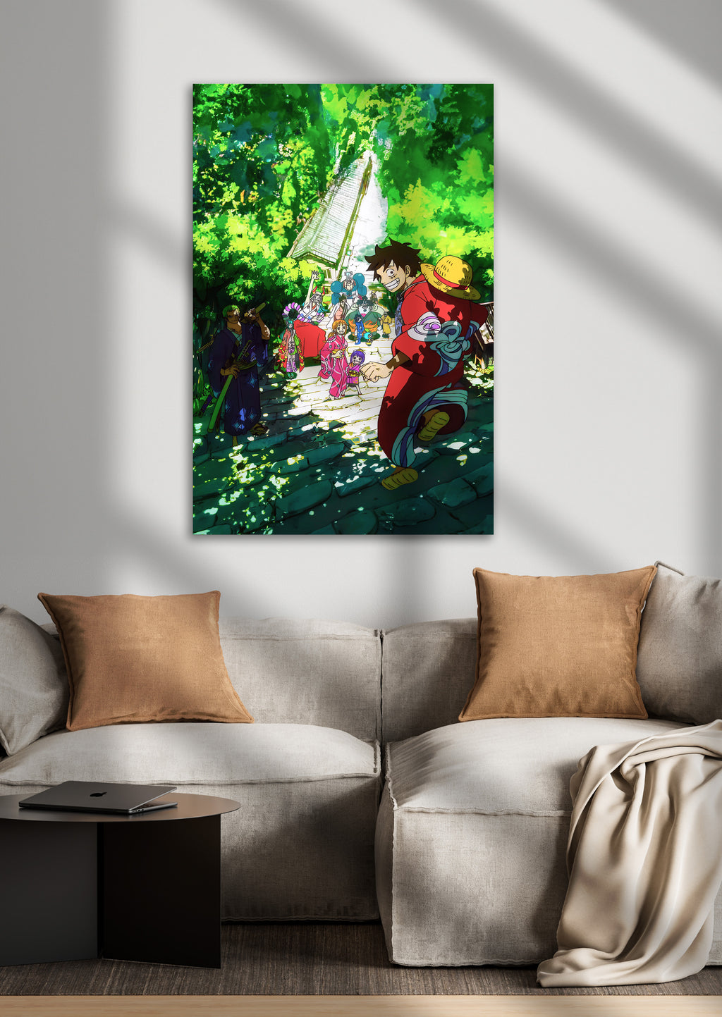 One Piece Wano Arc Straw Hat Pirates Anime Metal Poster