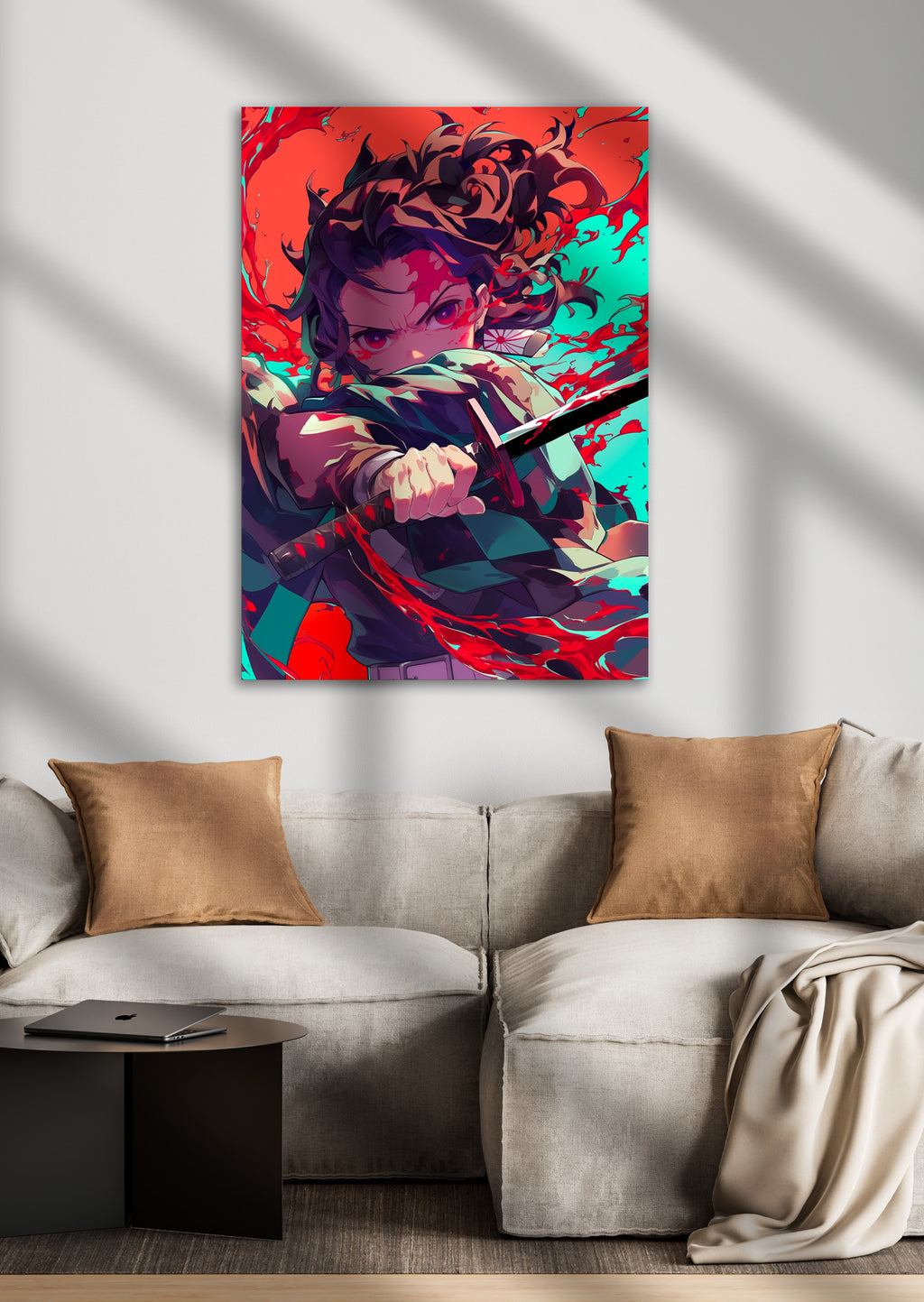 Tanjiro Demon Slayer Anime Metal Poster