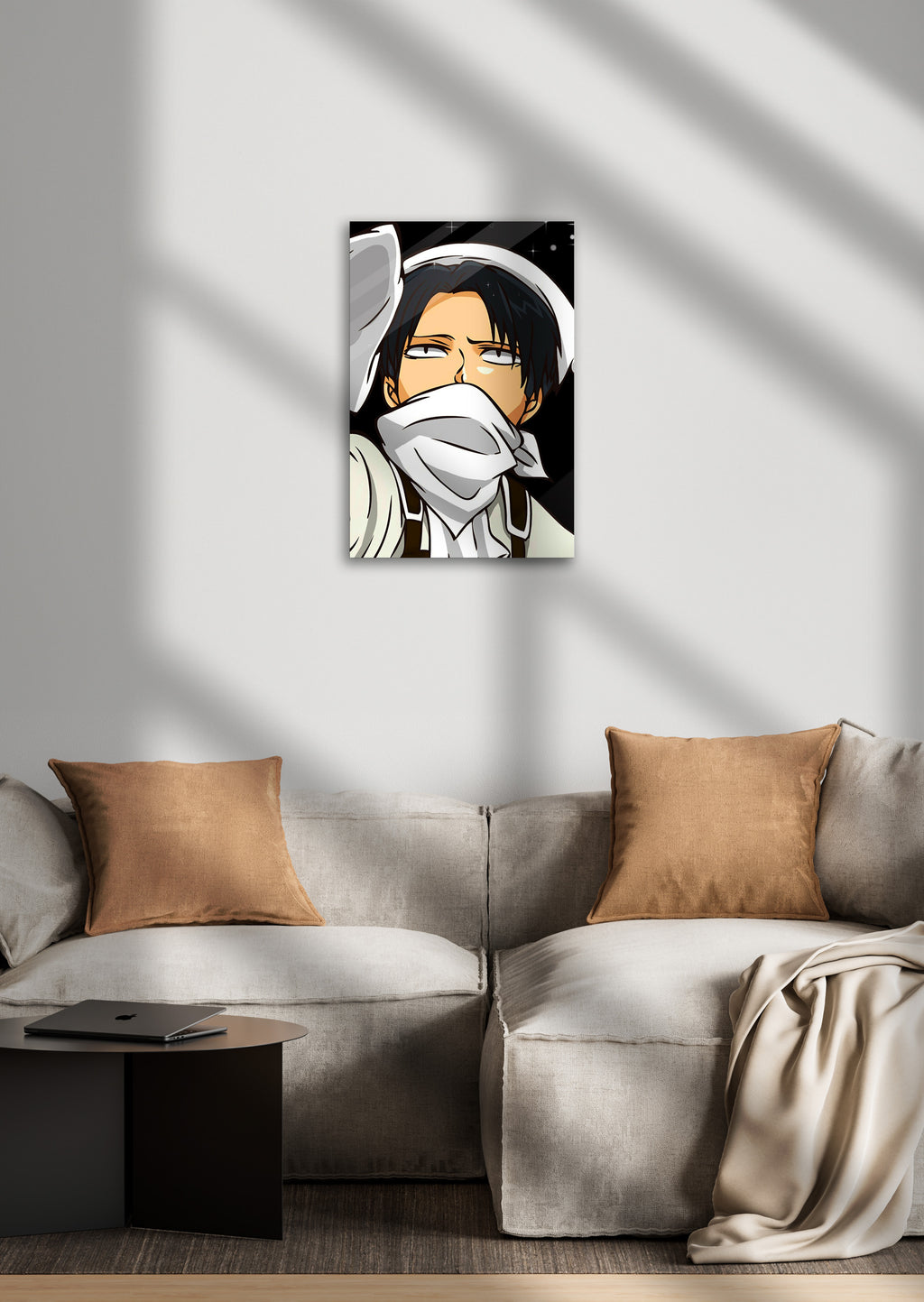 Attack on Titan Levi Ackerman Anime Metal Poster