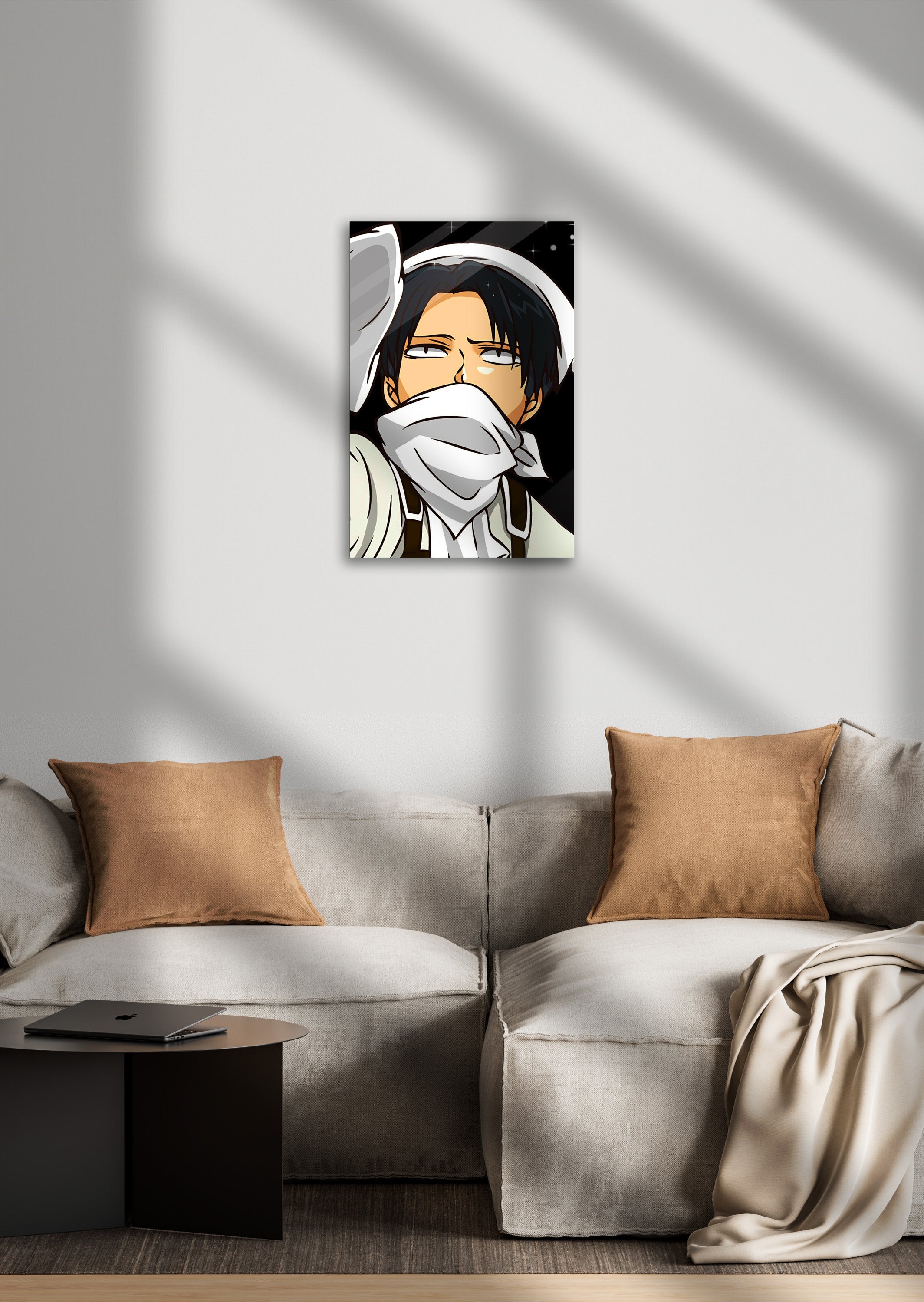 Attack on Titan Levi Ackerman Anime Metal Poster