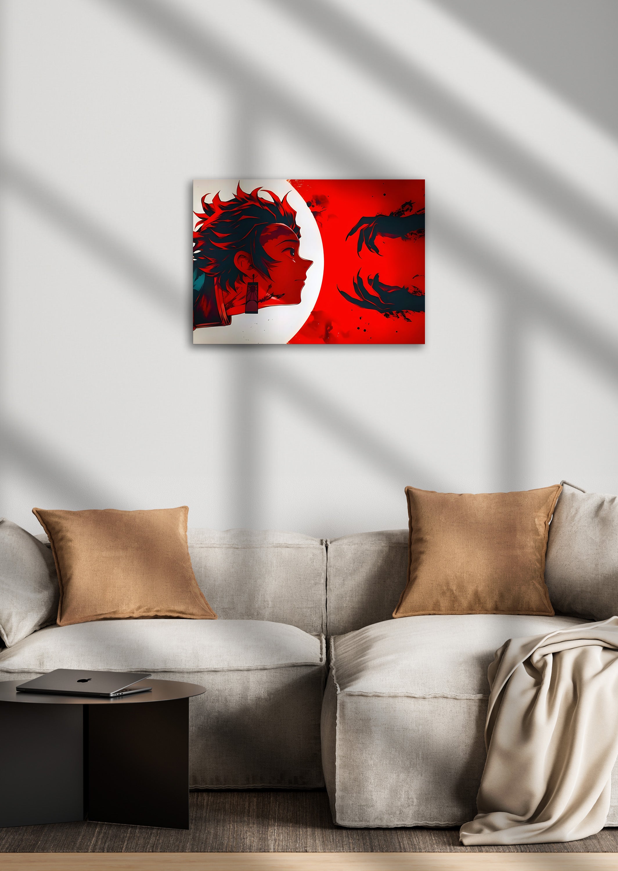 Tanjiro Kamado Metal Poster Demon Slayer Anime