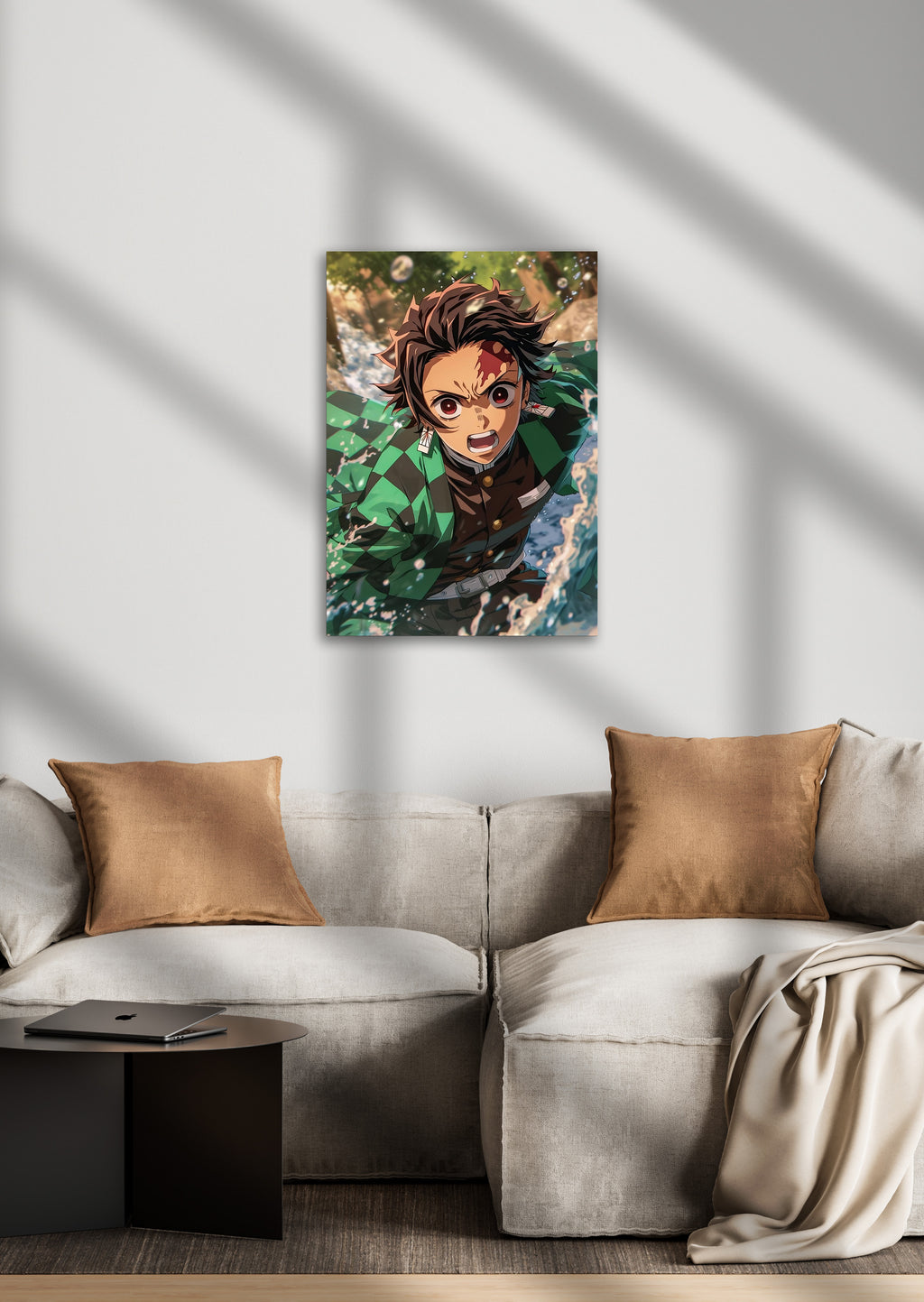 Tanjiro Kamado Kimetsu No Yaiba Anime Metal Poster