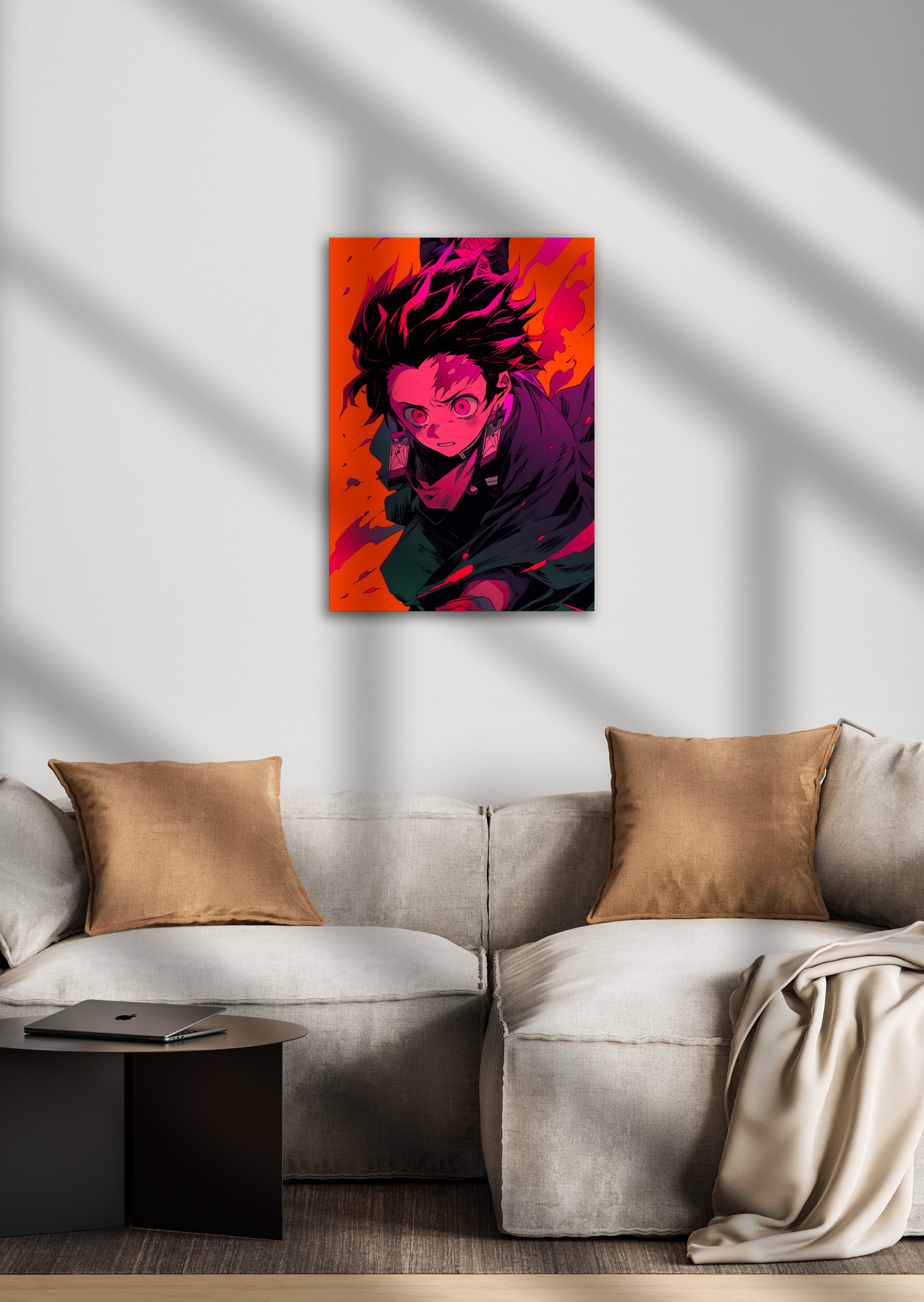 Demon Slayer Tanjiro Anime Metal Poster