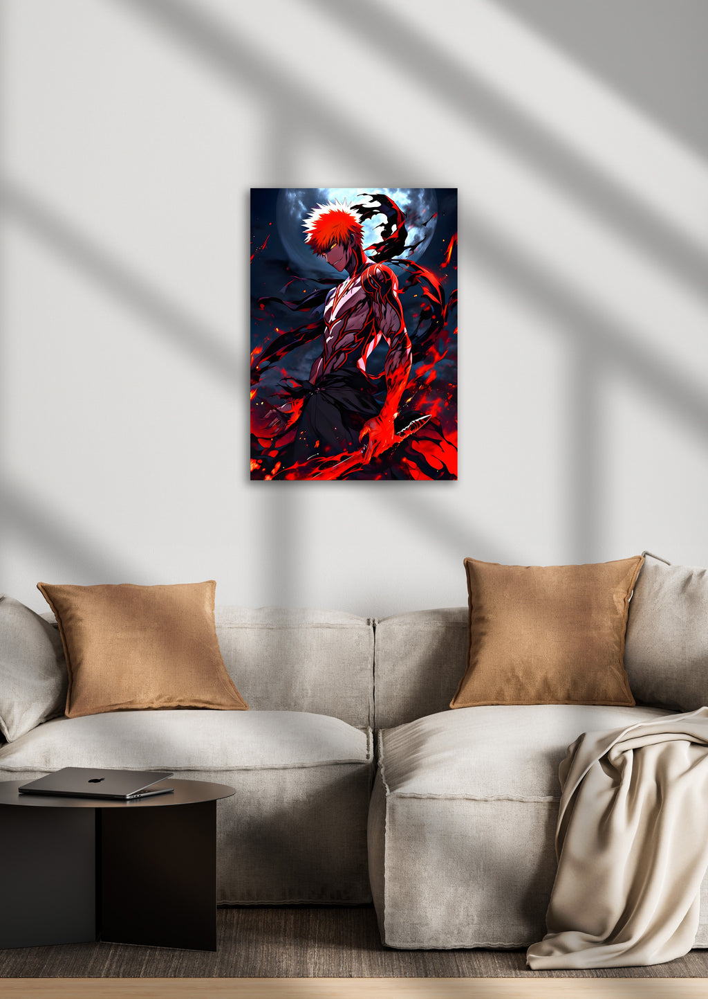 Ichigo Kurosaki Bleach Anime Metal Poster