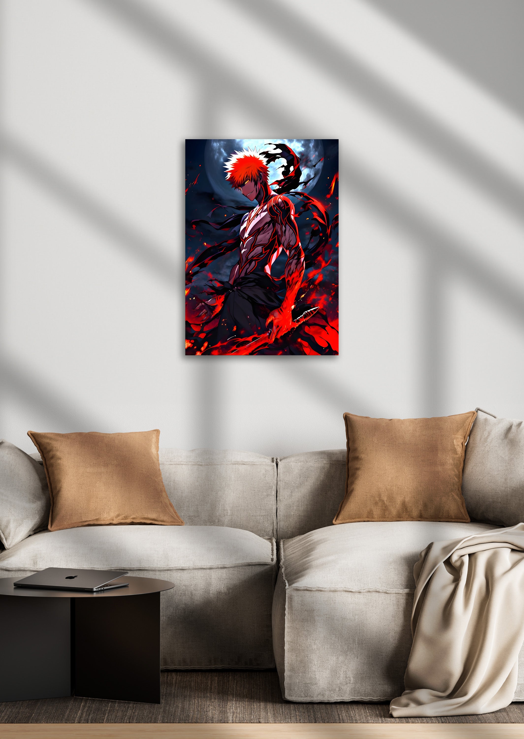 Ichigo Kurosaki Bleach Anime Metal Poster