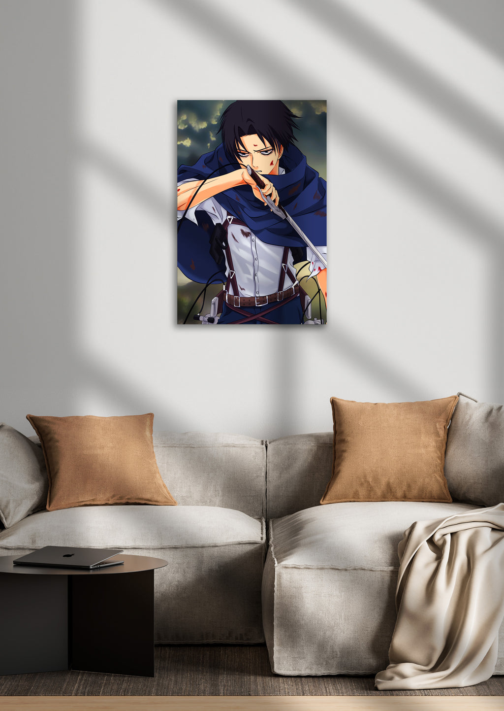Levi Ackerman Attack on Titan Anime Metal Poster