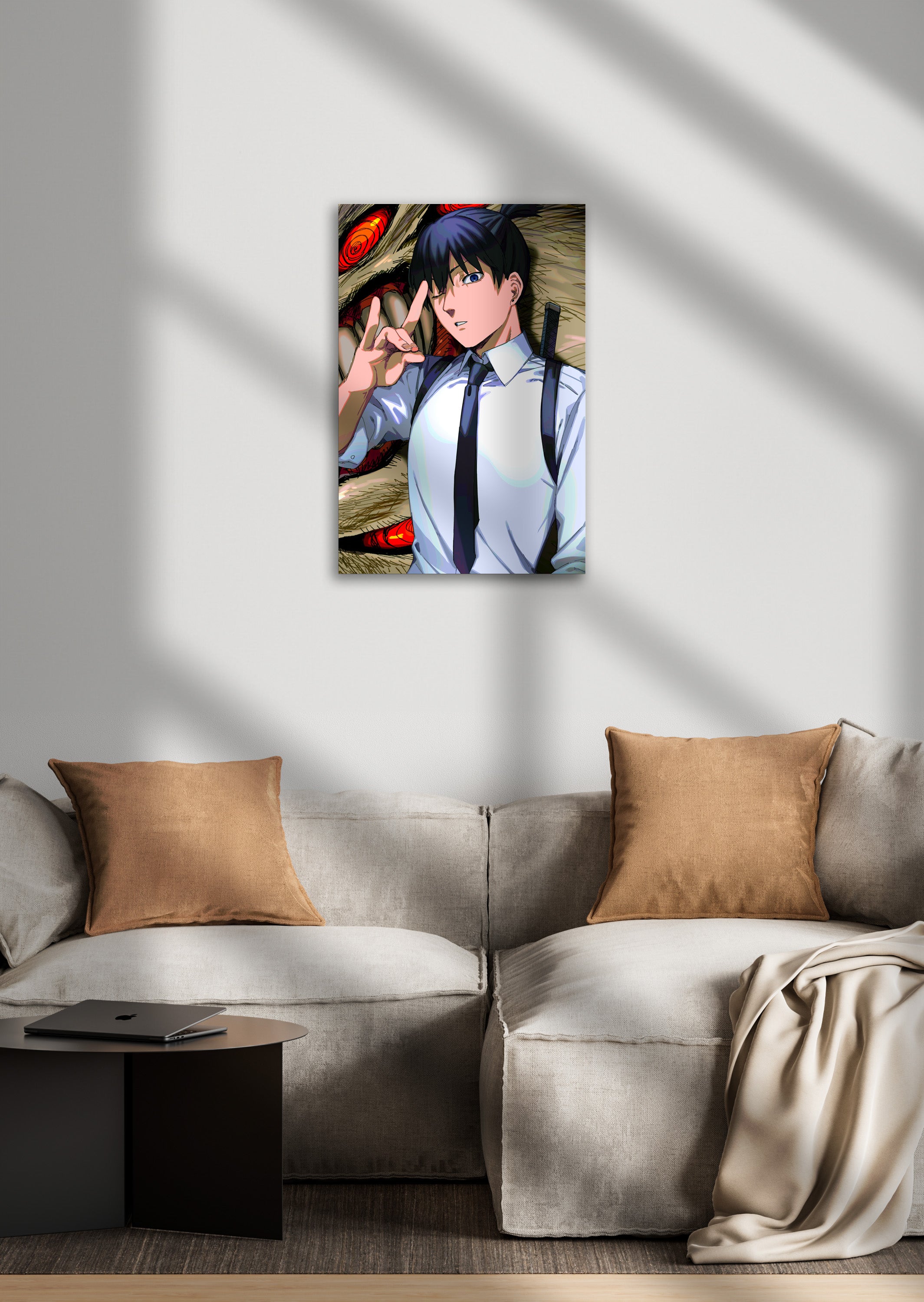 Chainsaw Man Aki Hayakawa Anime Metal Poster