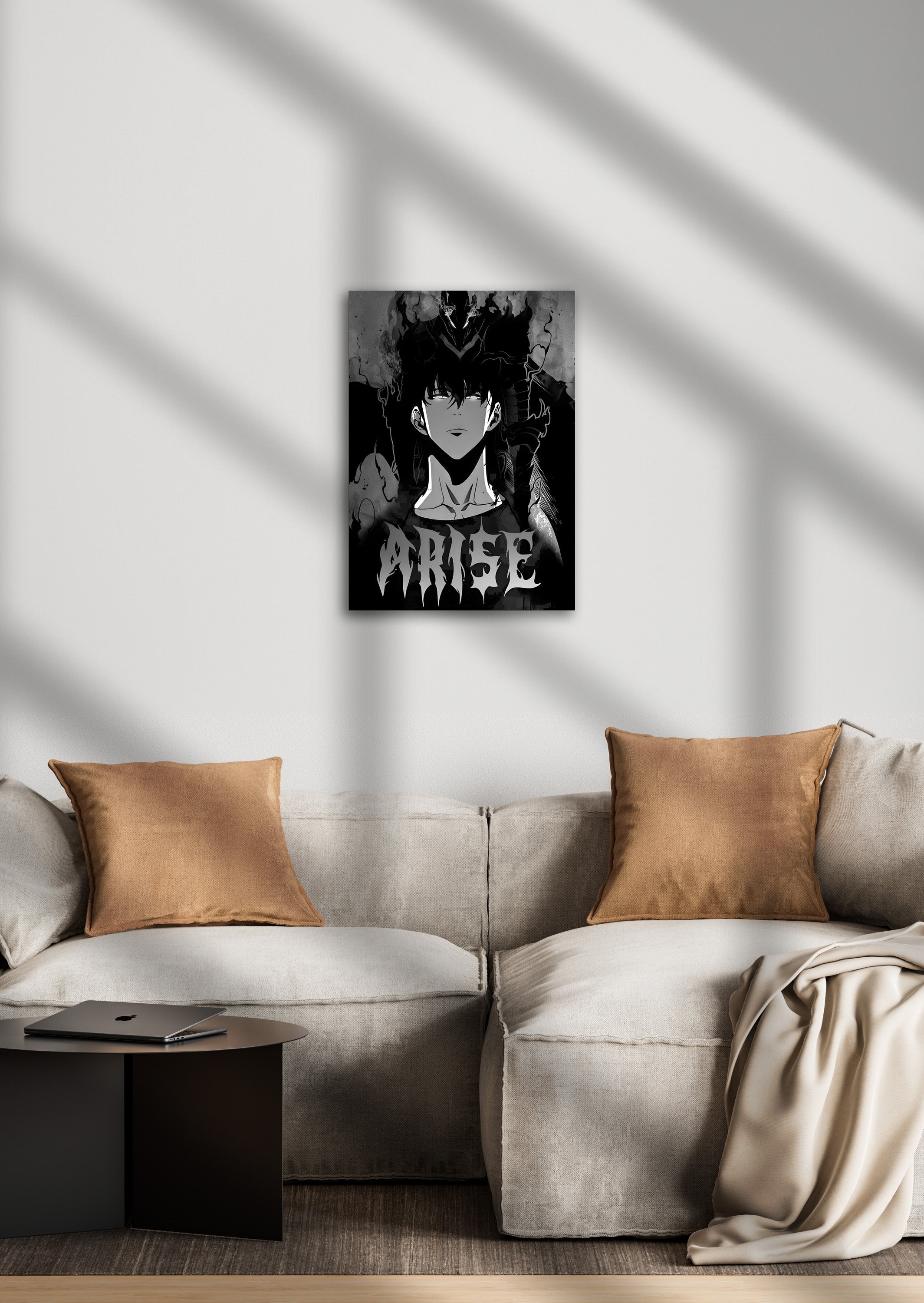 Solo Leveling Arise Sung Jin Woo Anime Metal Poster