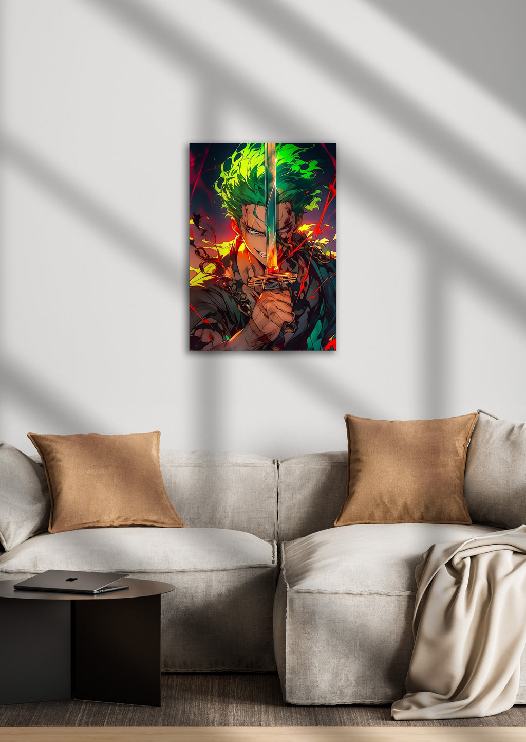 Roronoa Zoro One Piece Anime Metal Poster