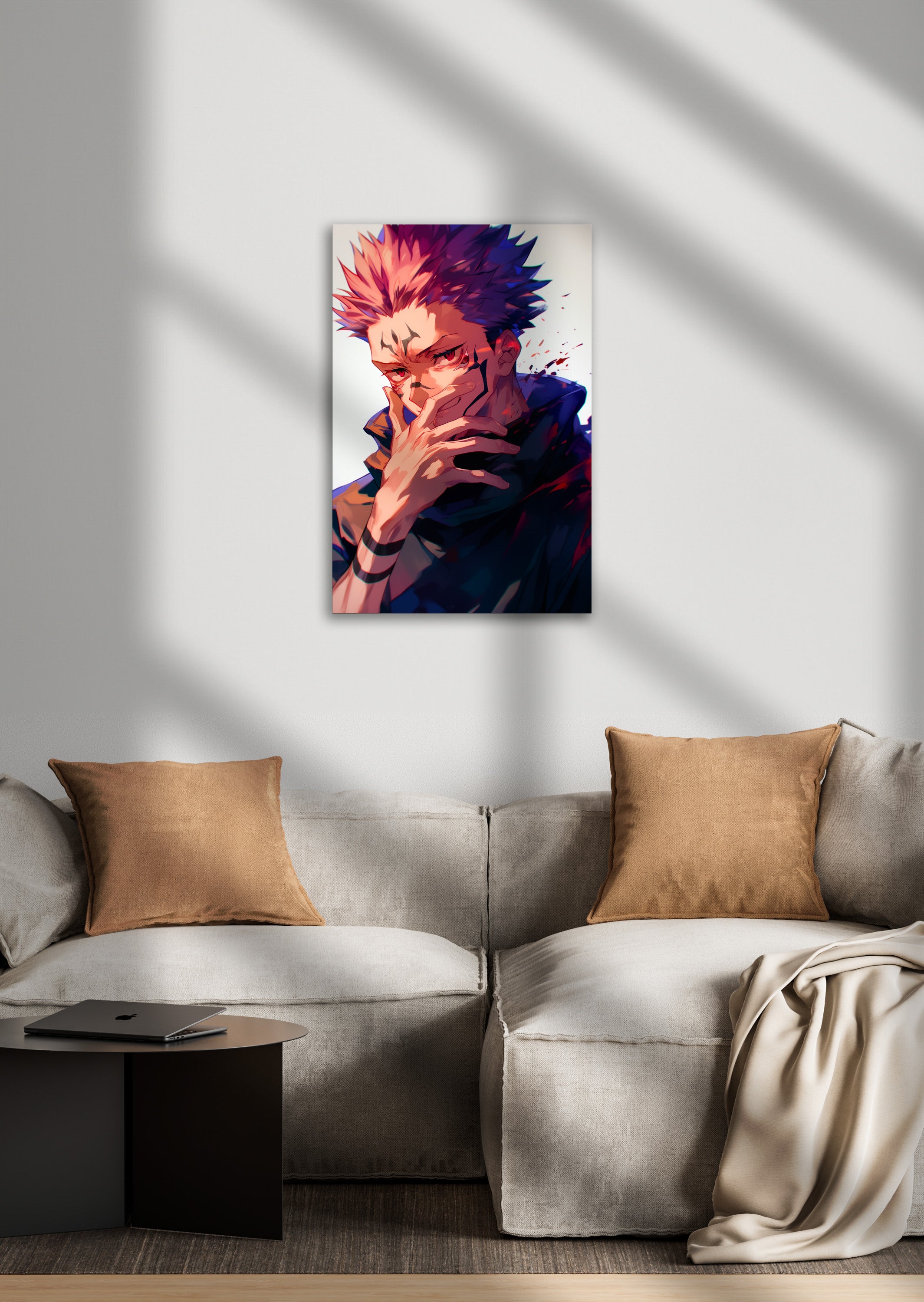 Sukuna Ryomen Jujutsu Kaisen Anime Metal Poster
