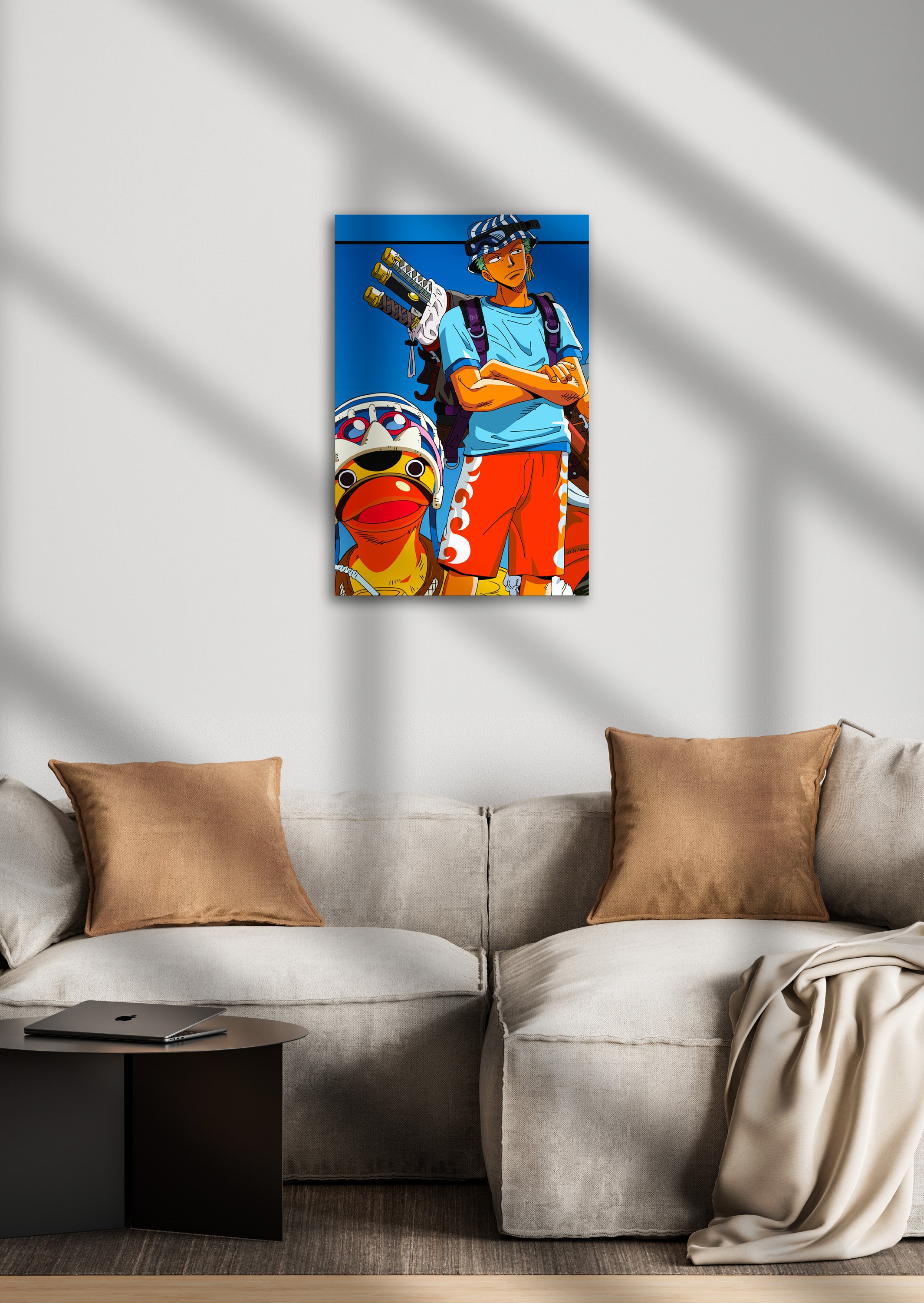 Roronoa Zoro One Piece Albasta Arc Anime Metal Poster