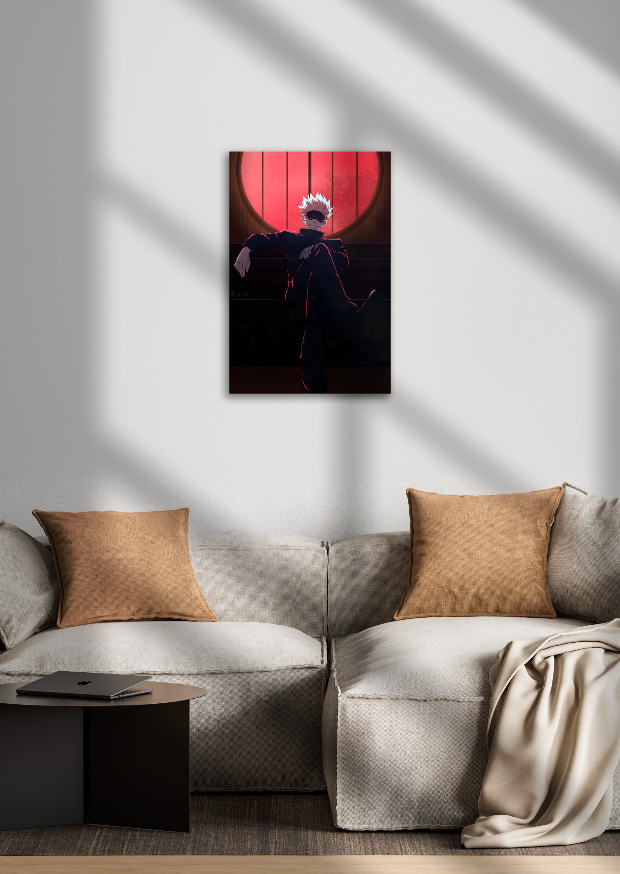 Gojo Satoru Jujutsu Kaisen Anime Metal Poster