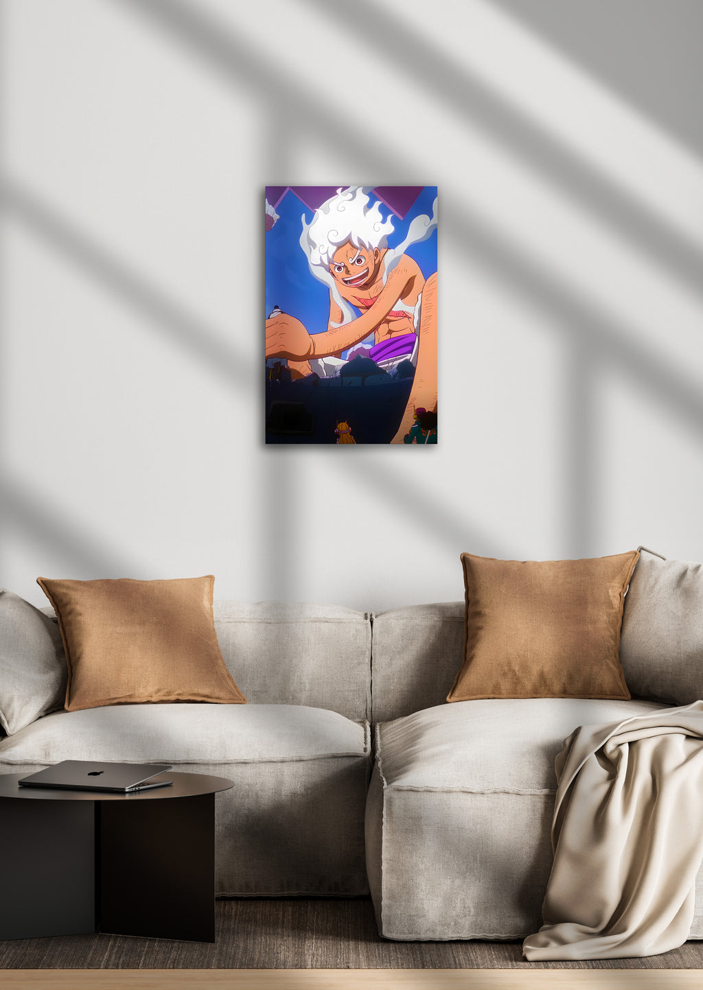 Monkey D Luffy Gear 5 Egghead Arc Anime Metal Poster