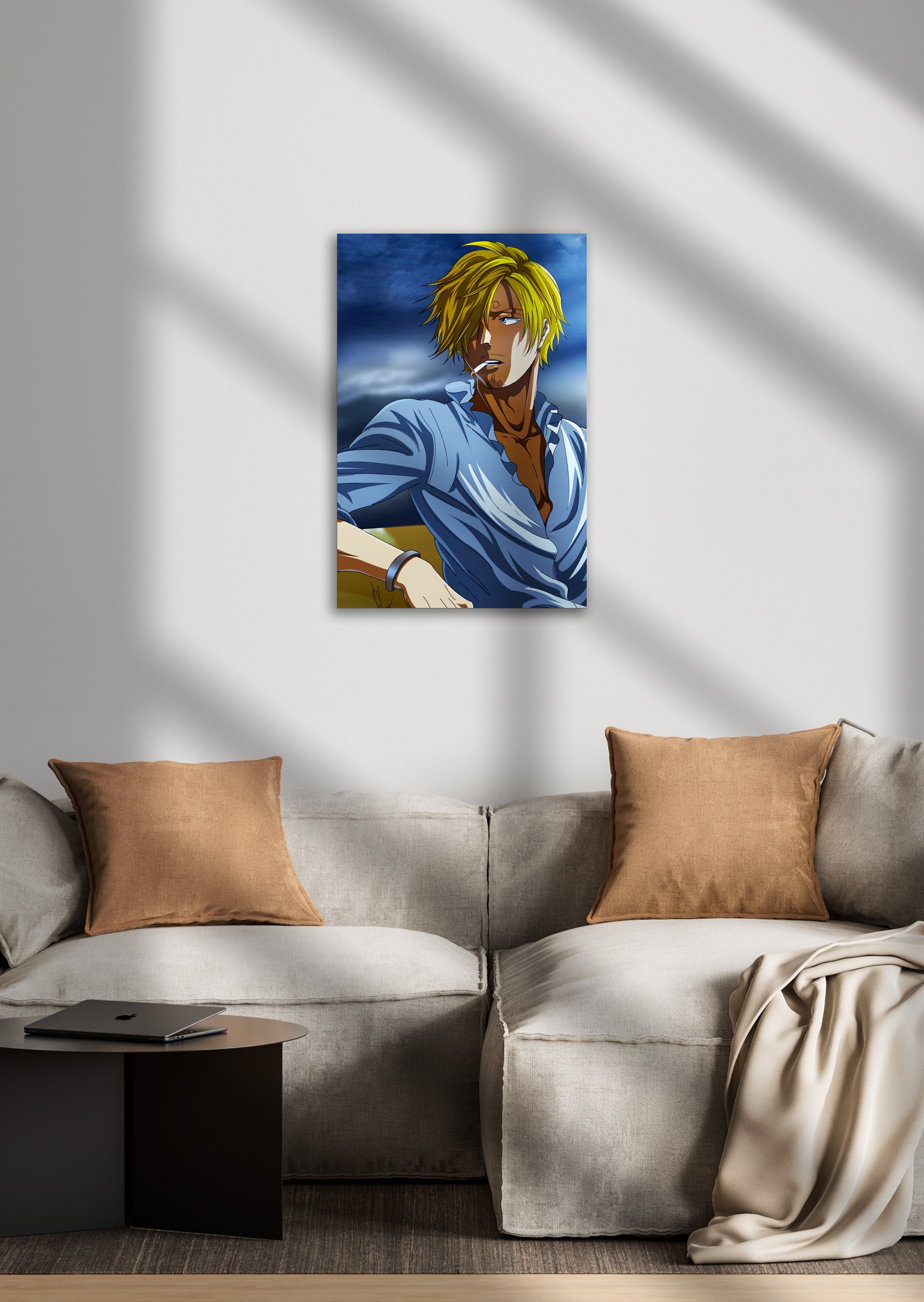 Sanji One Piece Anime Metal Poster