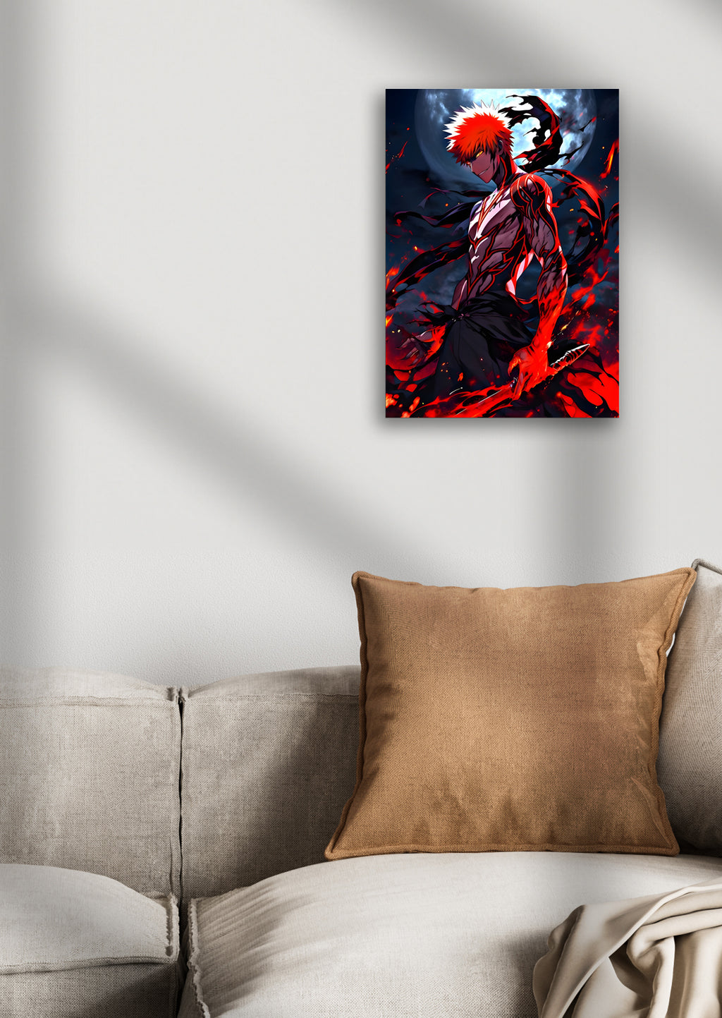 Ichigo Kurosaki Bleach Anime Metal Poster