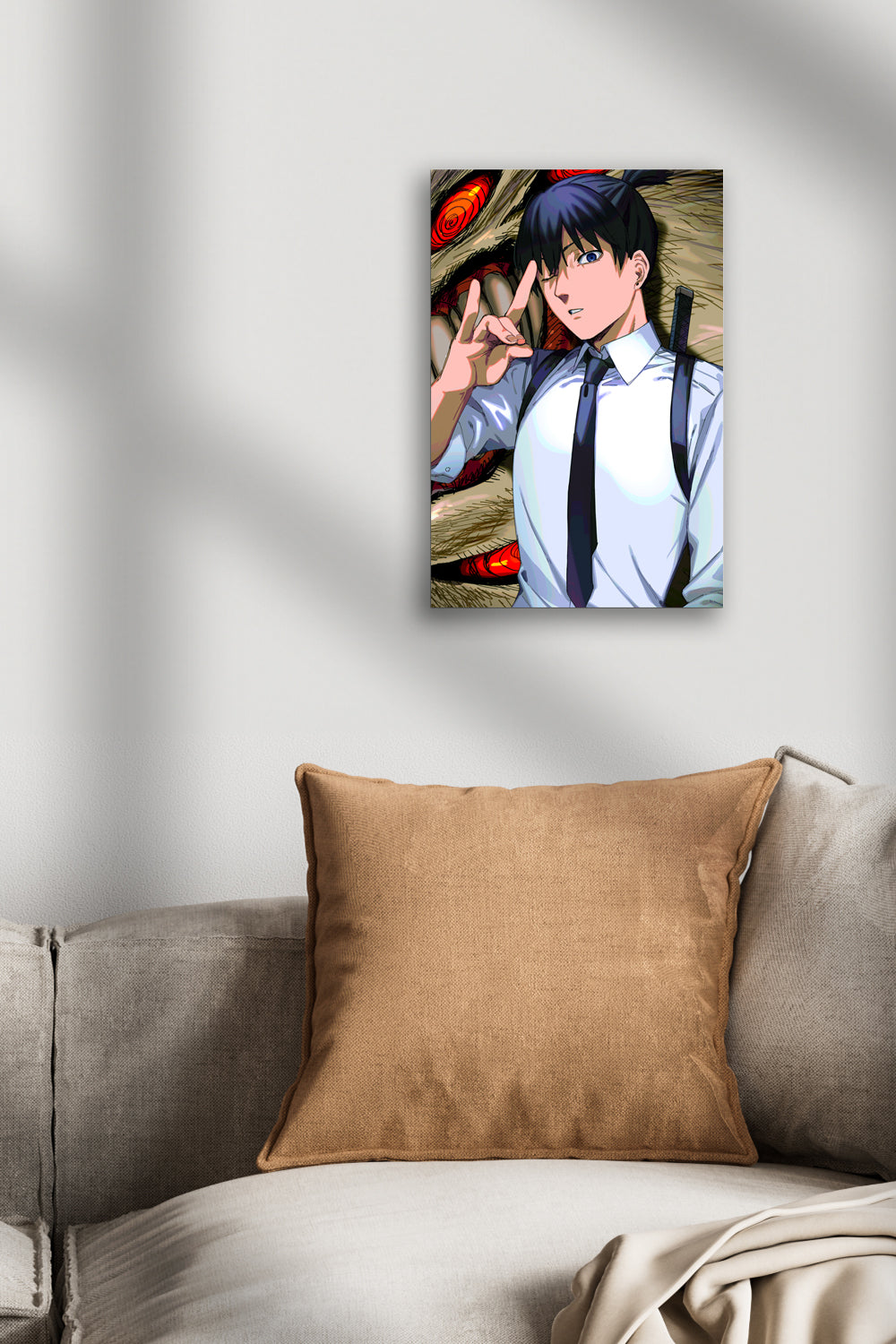 Chainsaw Man Aki Hayakawa Anime Metal Poster