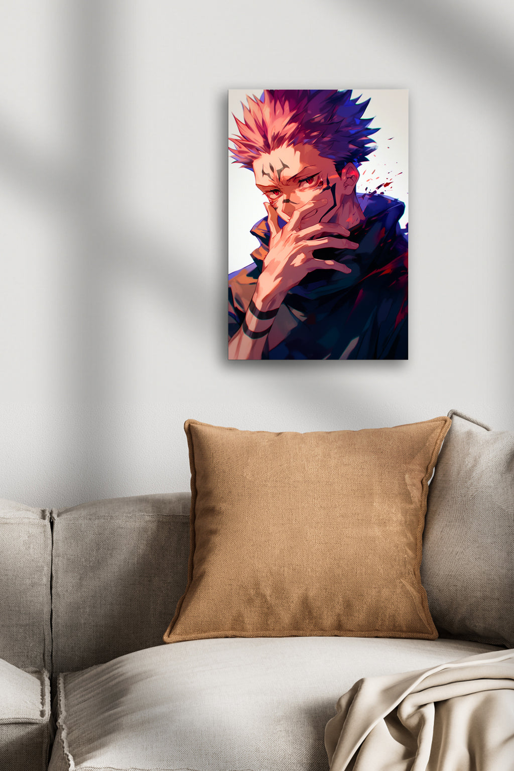 Sukuna Ryomen Jujutsu Kaisen Anime Metal Poster