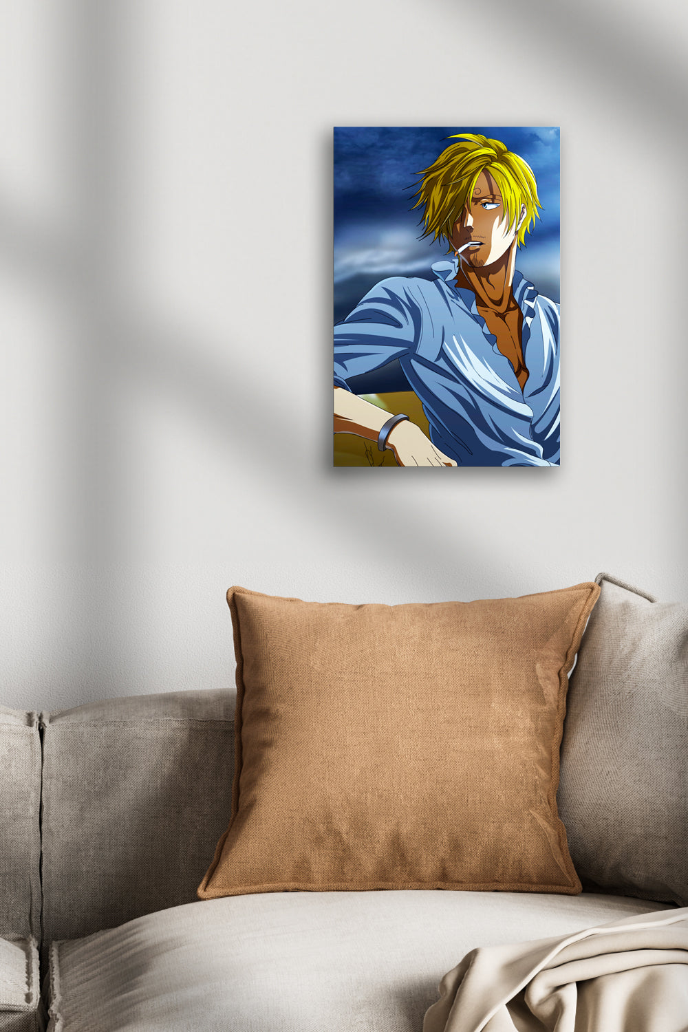 Sanji One Piece Anime Metal Poster