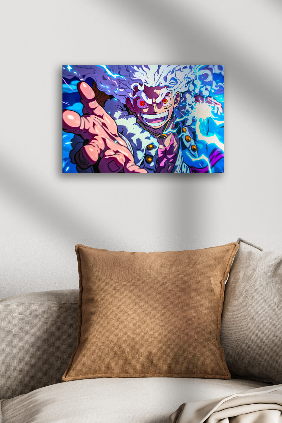 metal gear 5 posters Luffy Gear 5 Anime Metal Poster – BATATAWADA