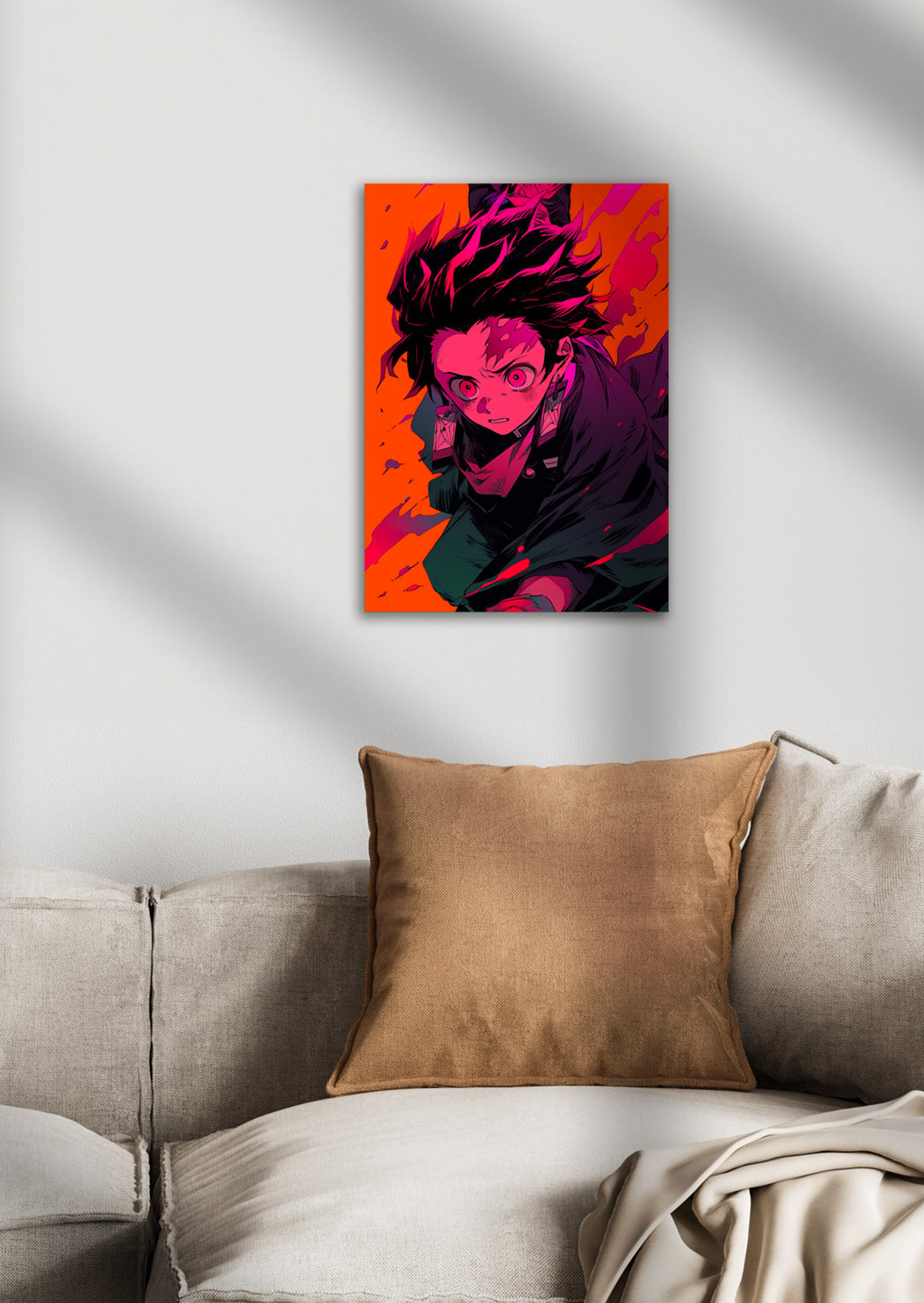 Demon Slayer Tanjiro Anime Metal Poster