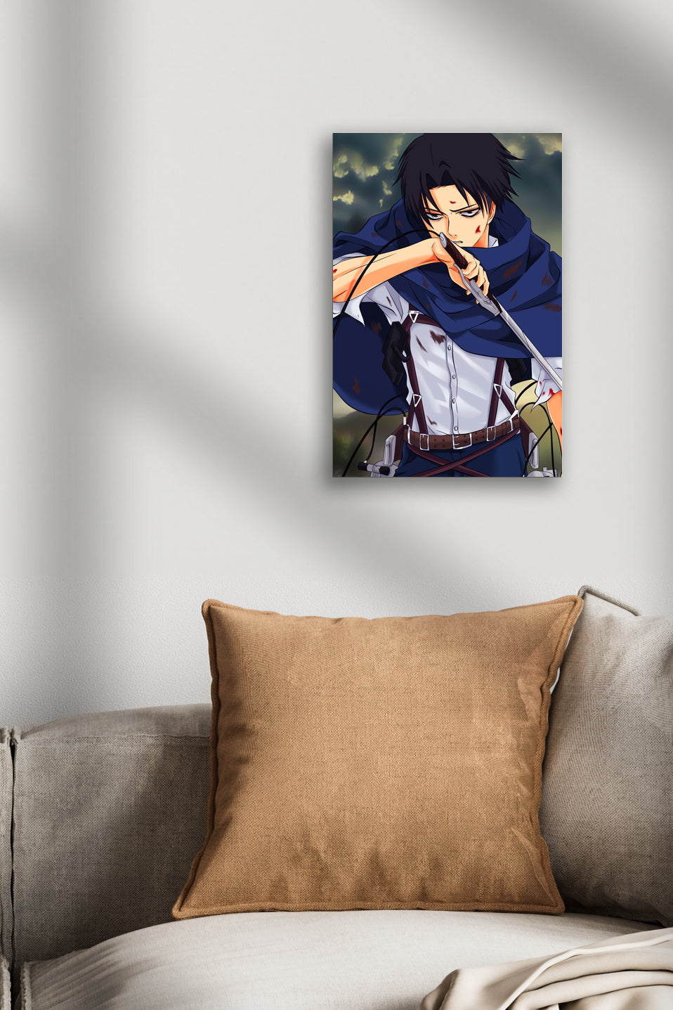 Levi Ackerman Attack on Titan Anime Metal Poster