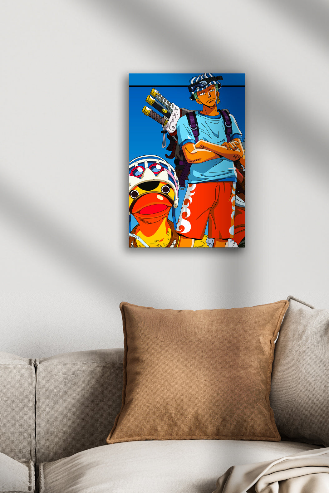 Roronoa Zoro One Piece Albasta Arc Anime Metal Poster