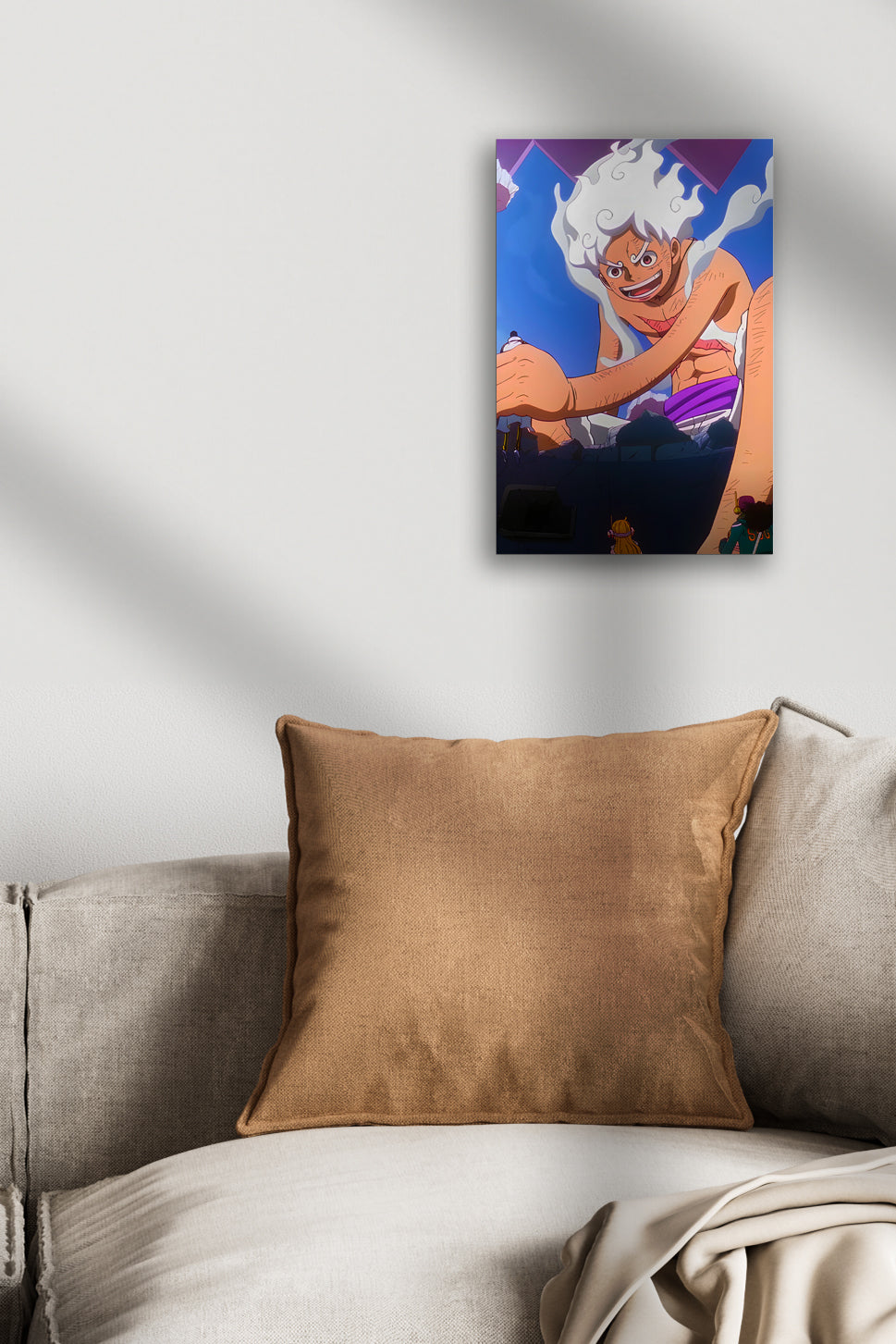 Monkey D Luffy Gear 5 Egghead Arc Anime Metal Poster