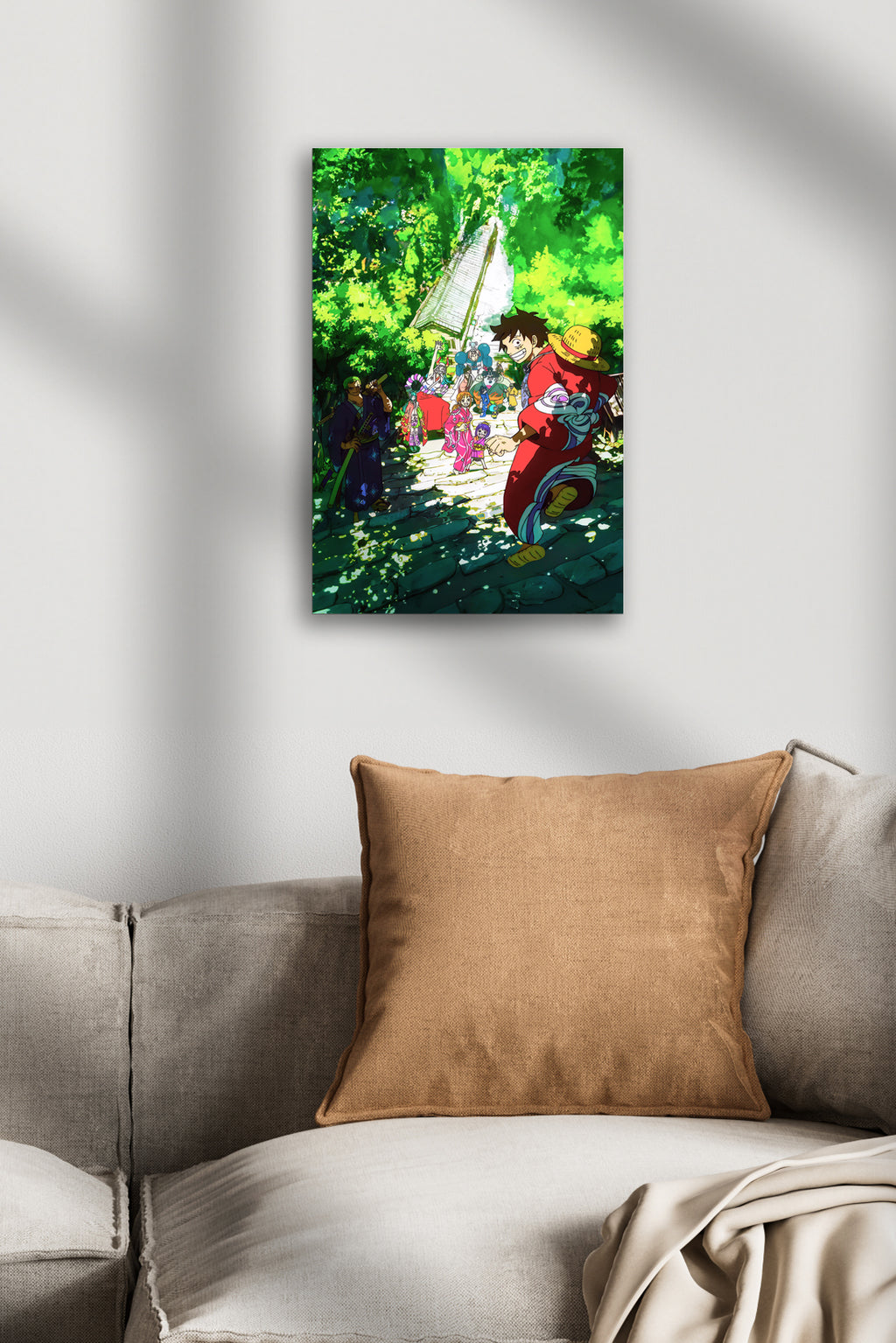 One Piece Wano Arc Straw Hat Pirates Anime Metal Poster