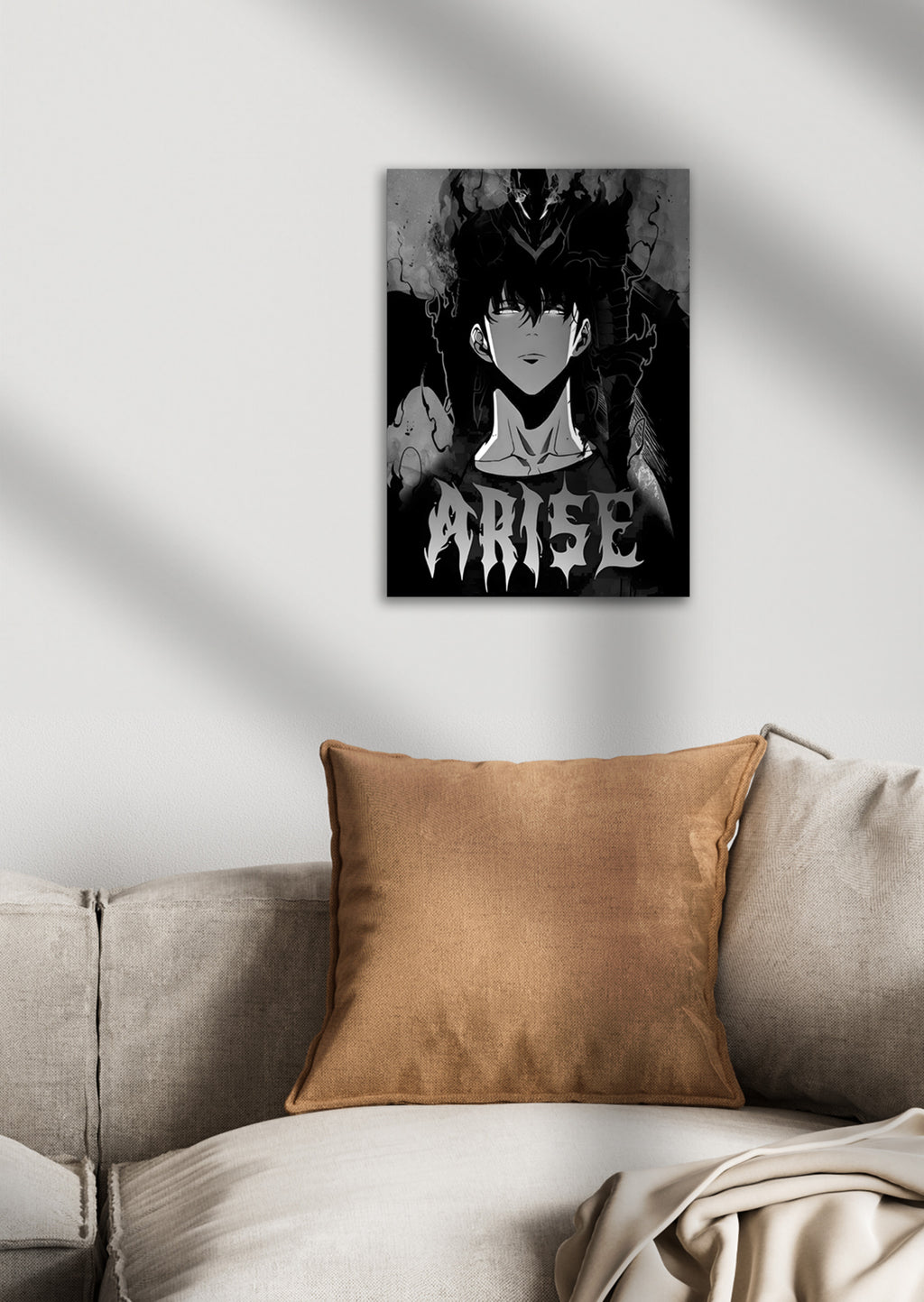 Solo Leveling Arise Sung Jin Woo Anime Metal Poster