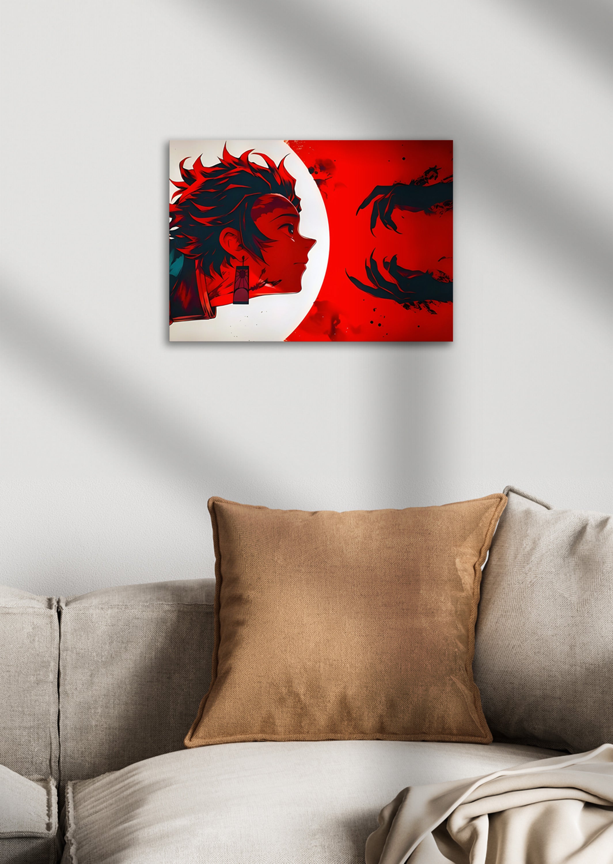 Tanjiro Kamado Metal Poster Demon Slayer Anime