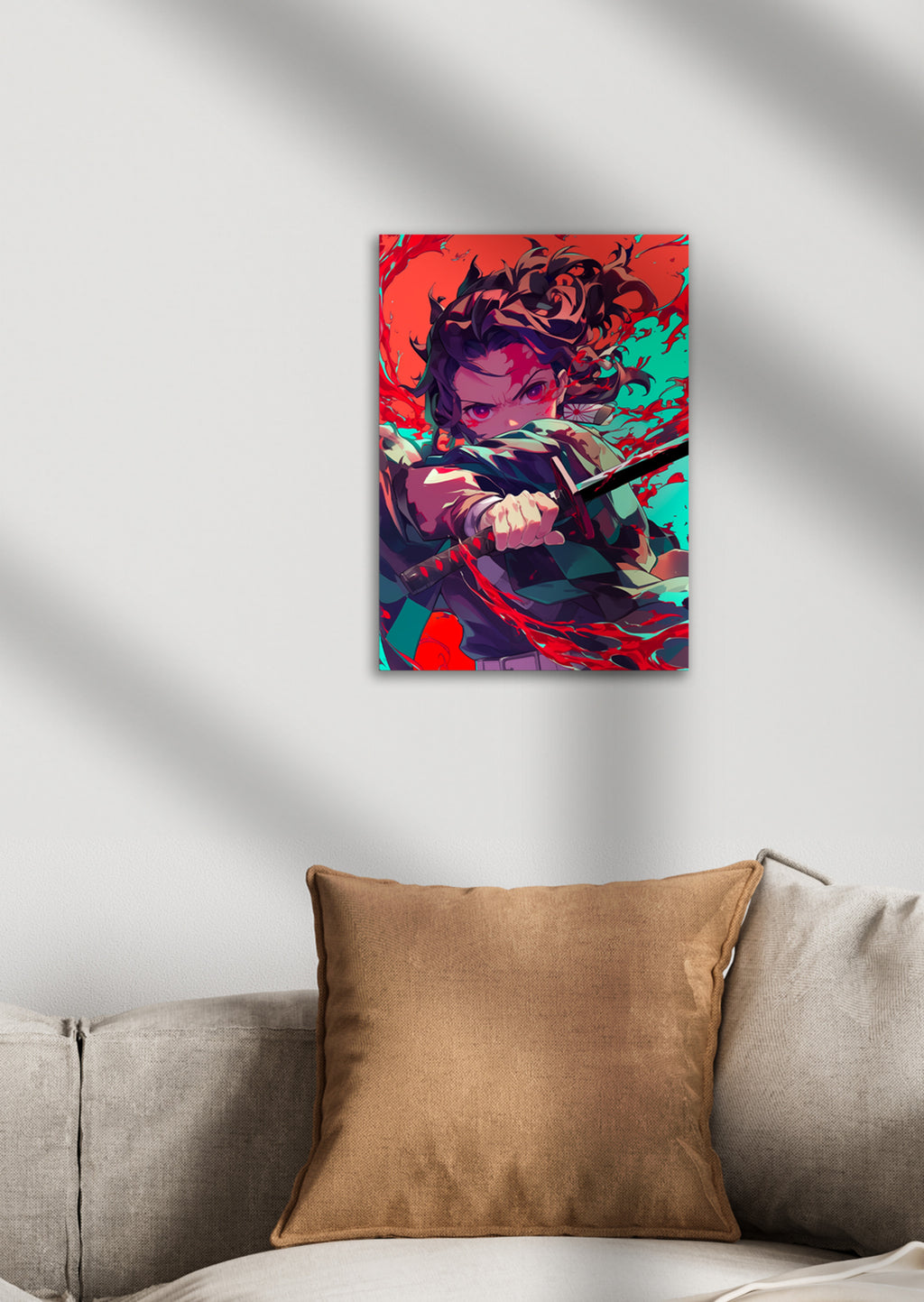 Tanjiro Demon Slayer Anime Metal Poster