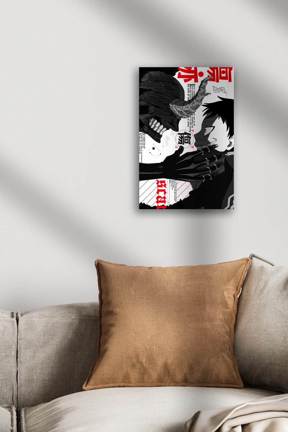 Shinra Kusakabe Fire Force Anime Metal Poster