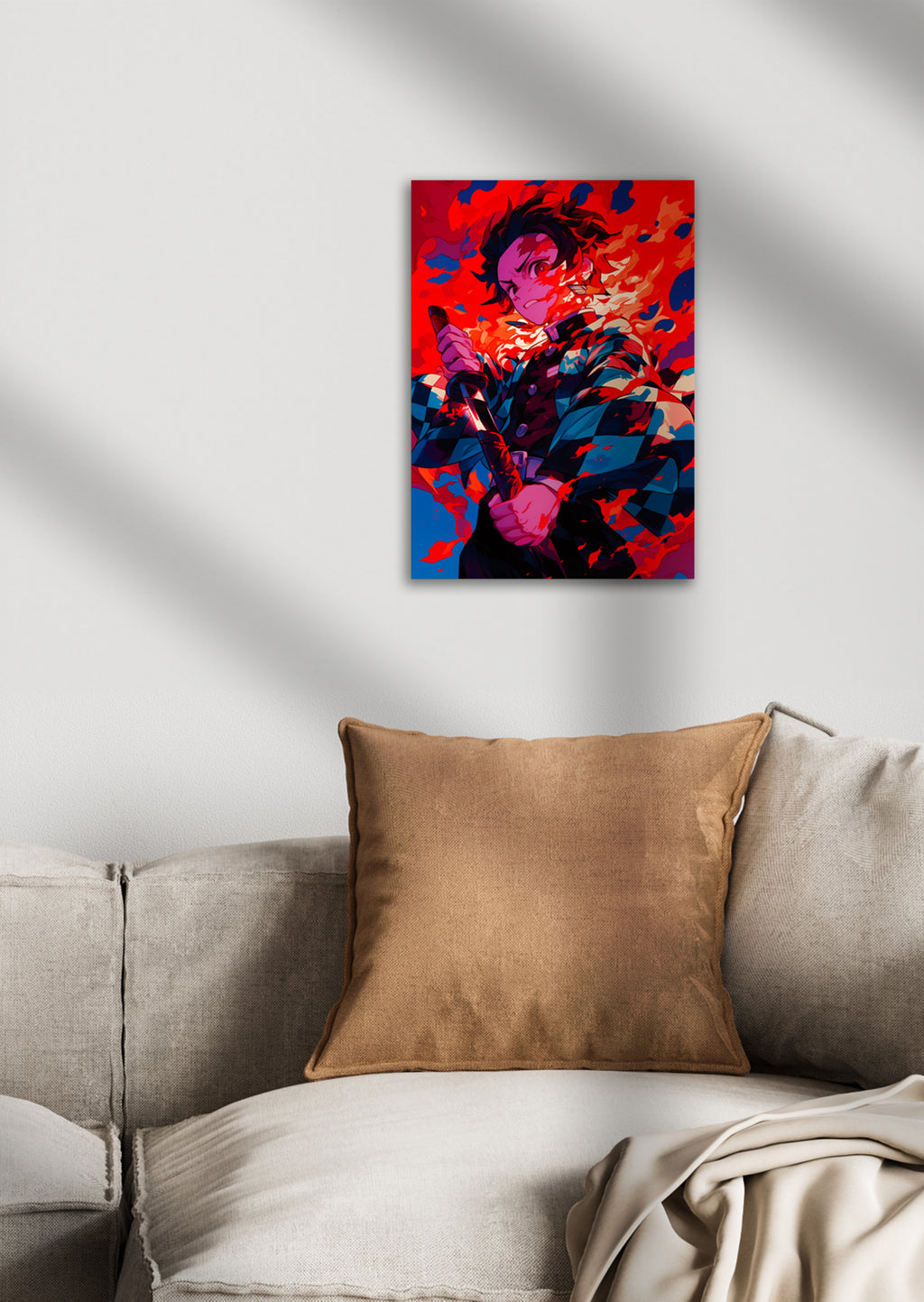 Tanjiro Kamado Demon Slayer Anime Metal Poster