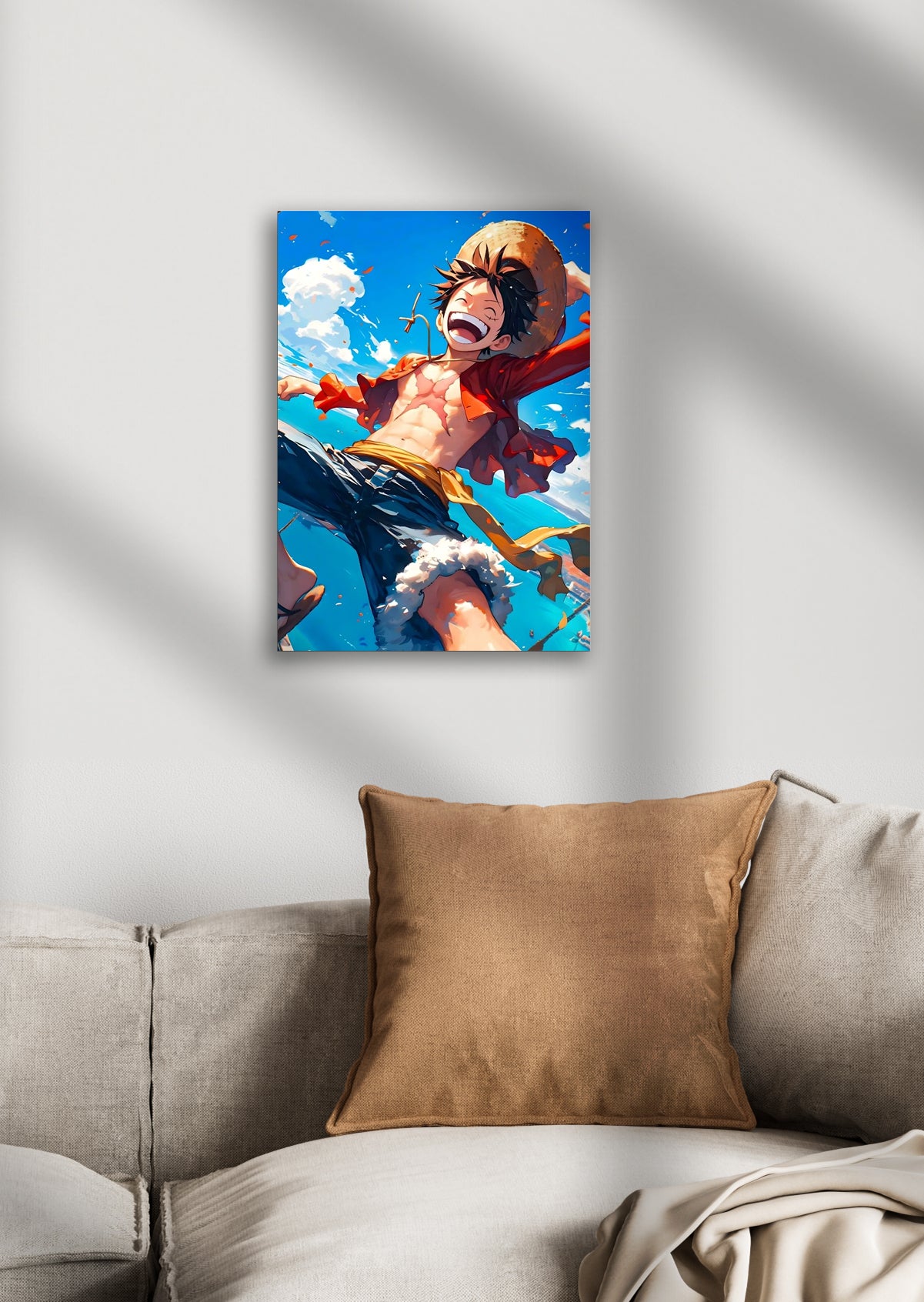 Monkey D Luffy One Piece Anime Metal Poster