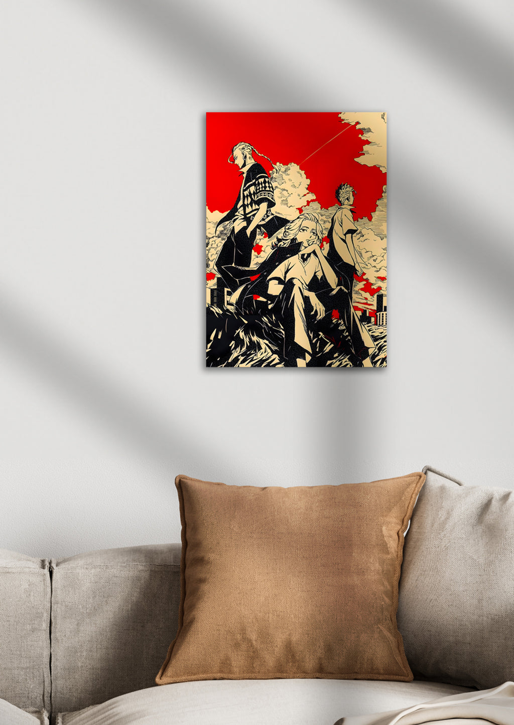 Tokyo Revengers Anime Metal Poster Takemichi, Mikey, Draken