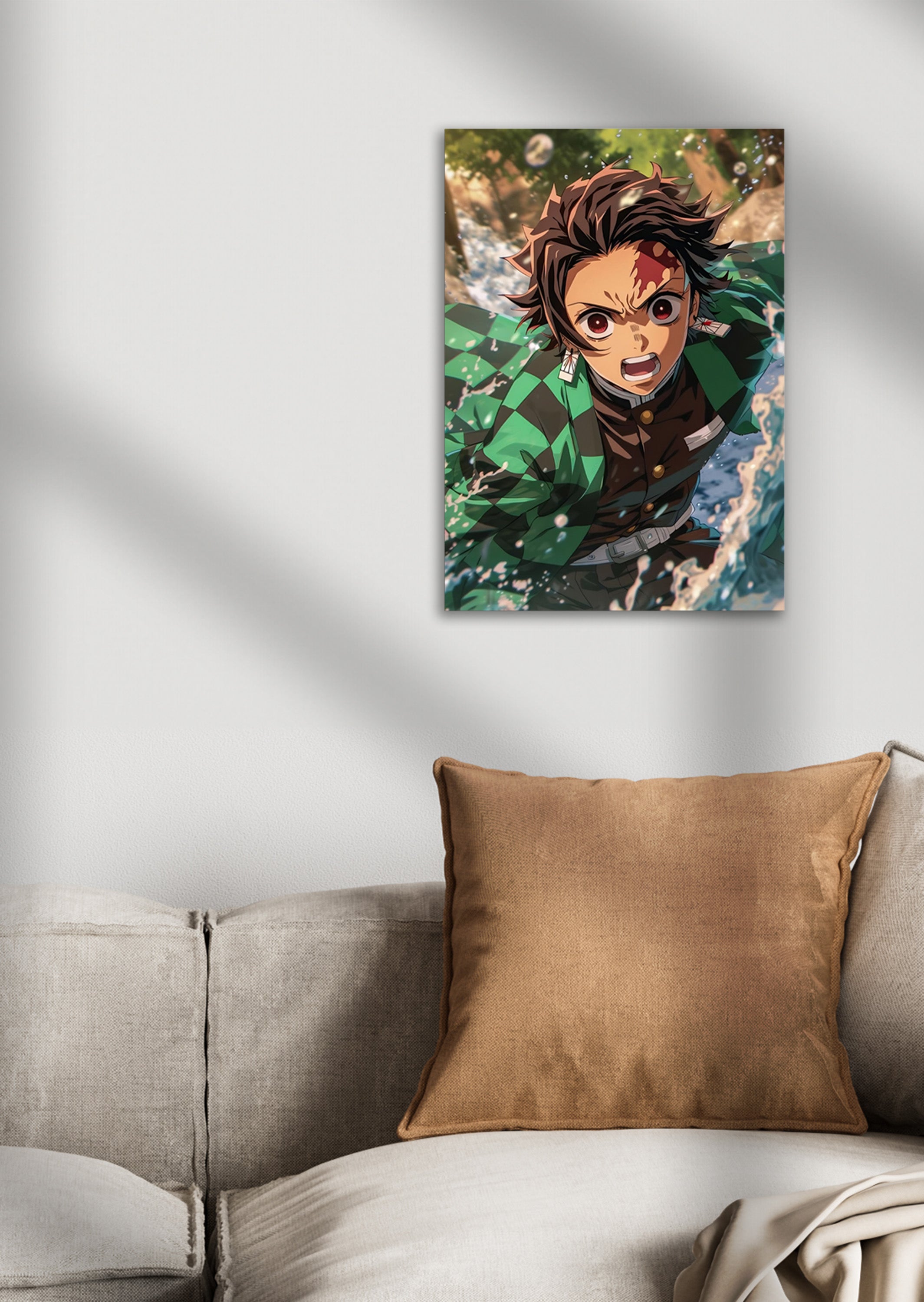 Tanjiro Kamado Kimetsu No Yaiba Anime Metal Poster