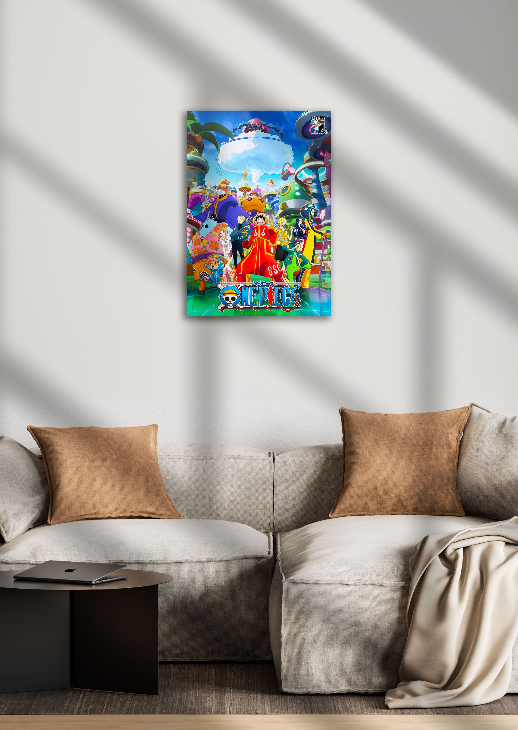 One Piece Egghead Arc Anime Metal Poster