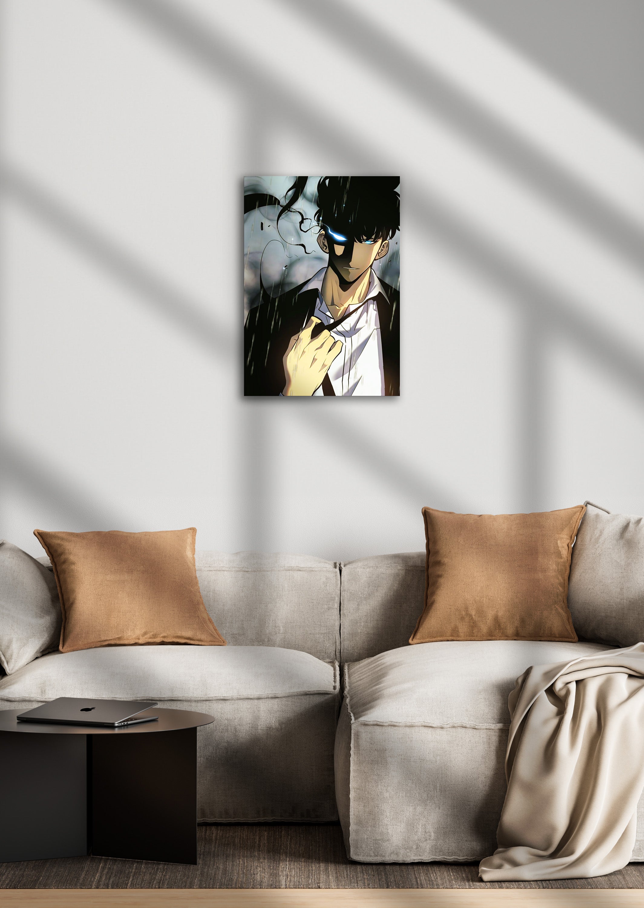Solo Leveling Sung Jin Woo Anime Metal Poster