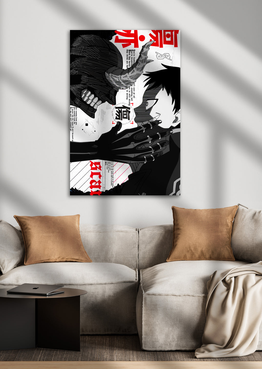 Shinra Kusakabe Fire Force Anime Metal Poster