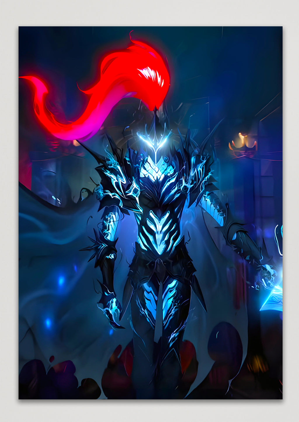 Solo Leveling Igris Anime Metal Poster