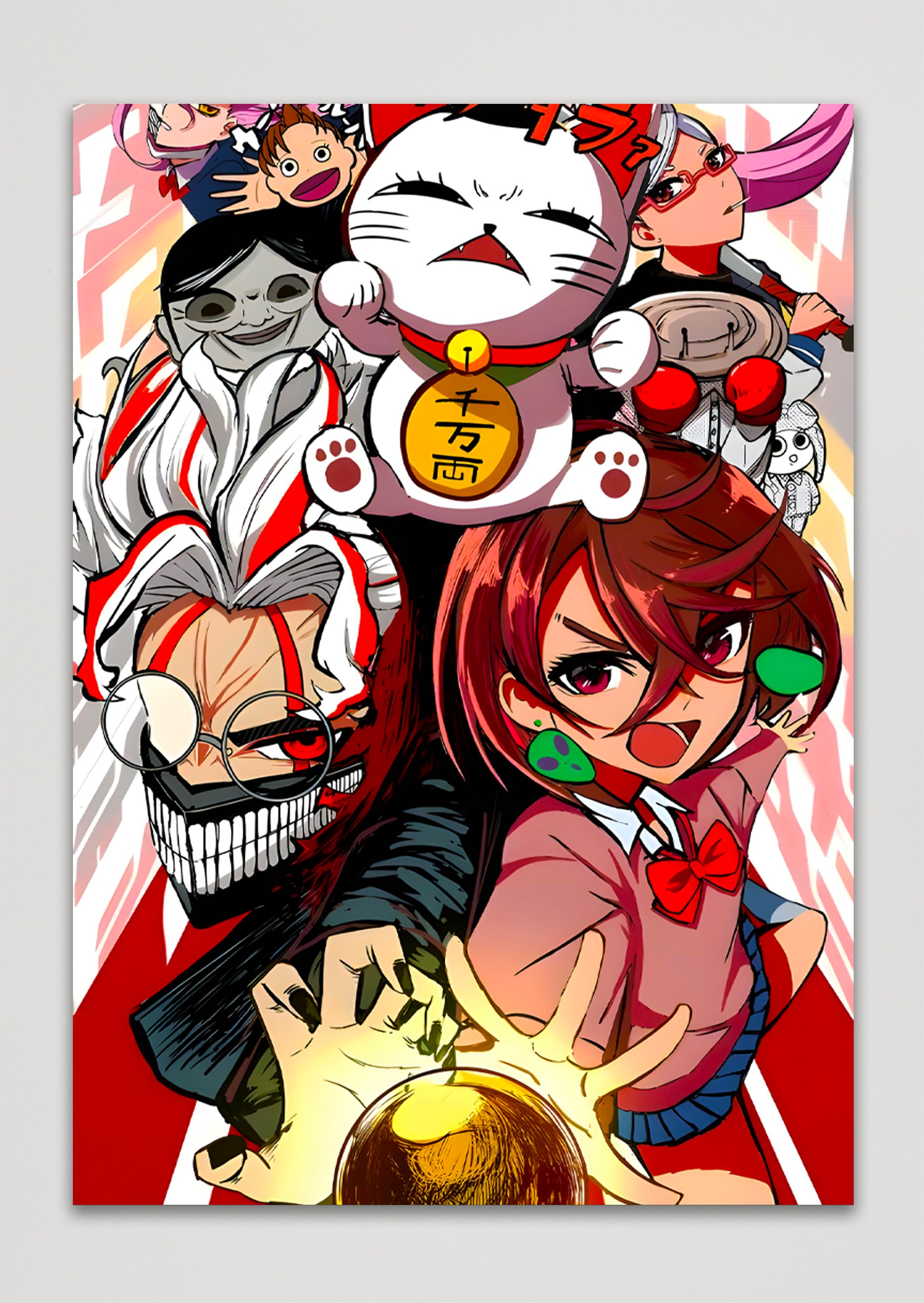 Dandadan Anime Metal Poster